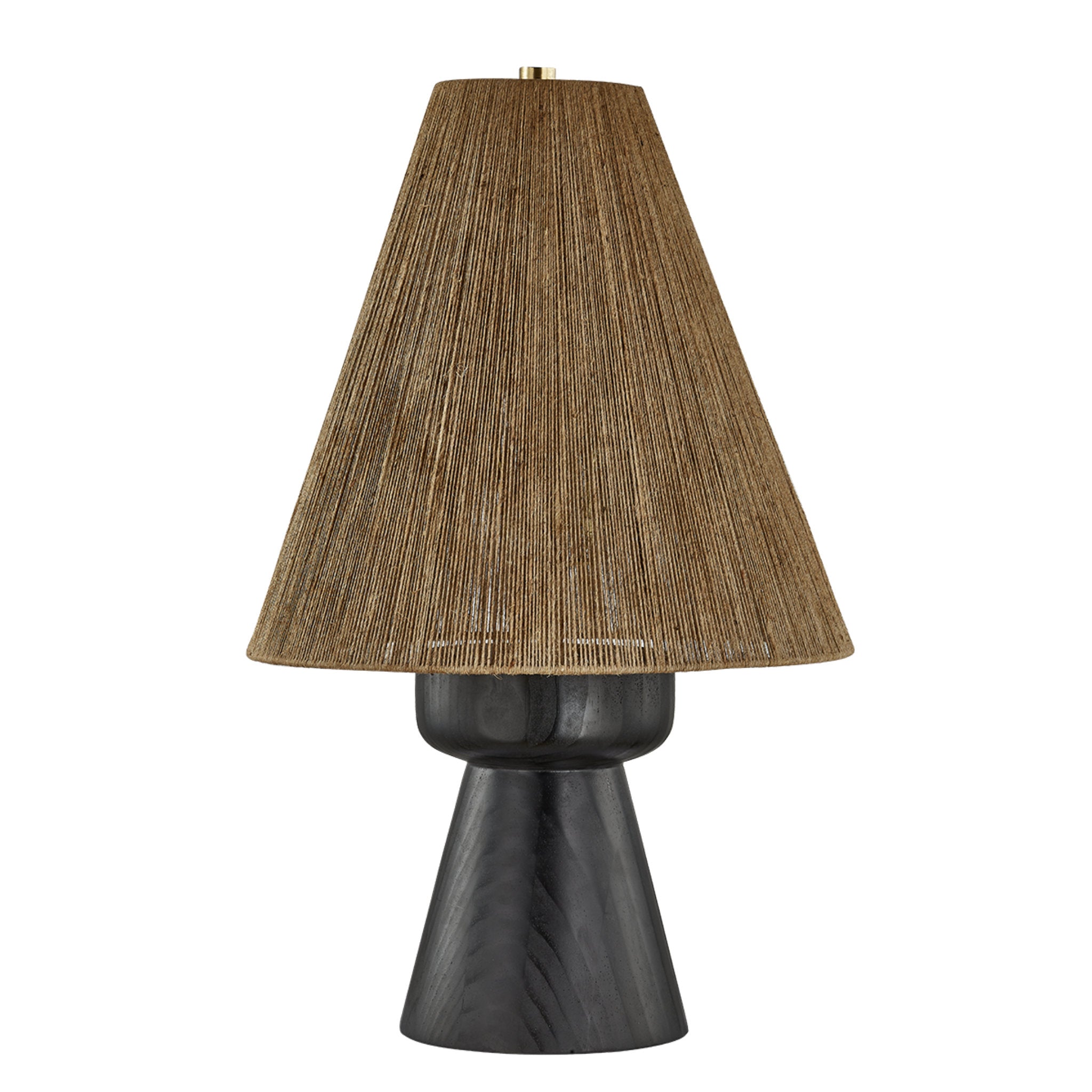 Mannsville 1-Light Table Lamp in Aged Brass 17.5W x 27.25H