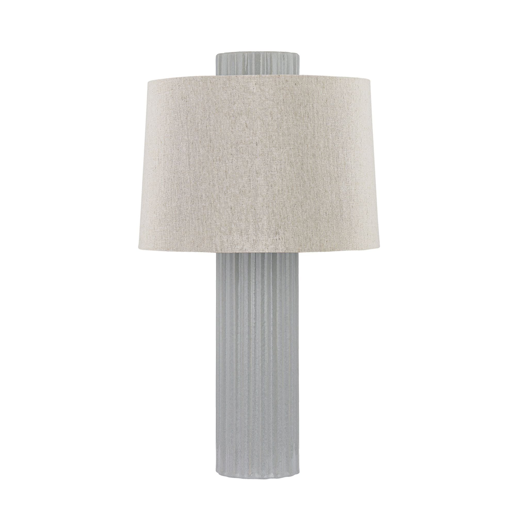 Manchester 1-Light Table Lamp in Aged Brass 16W x 28H