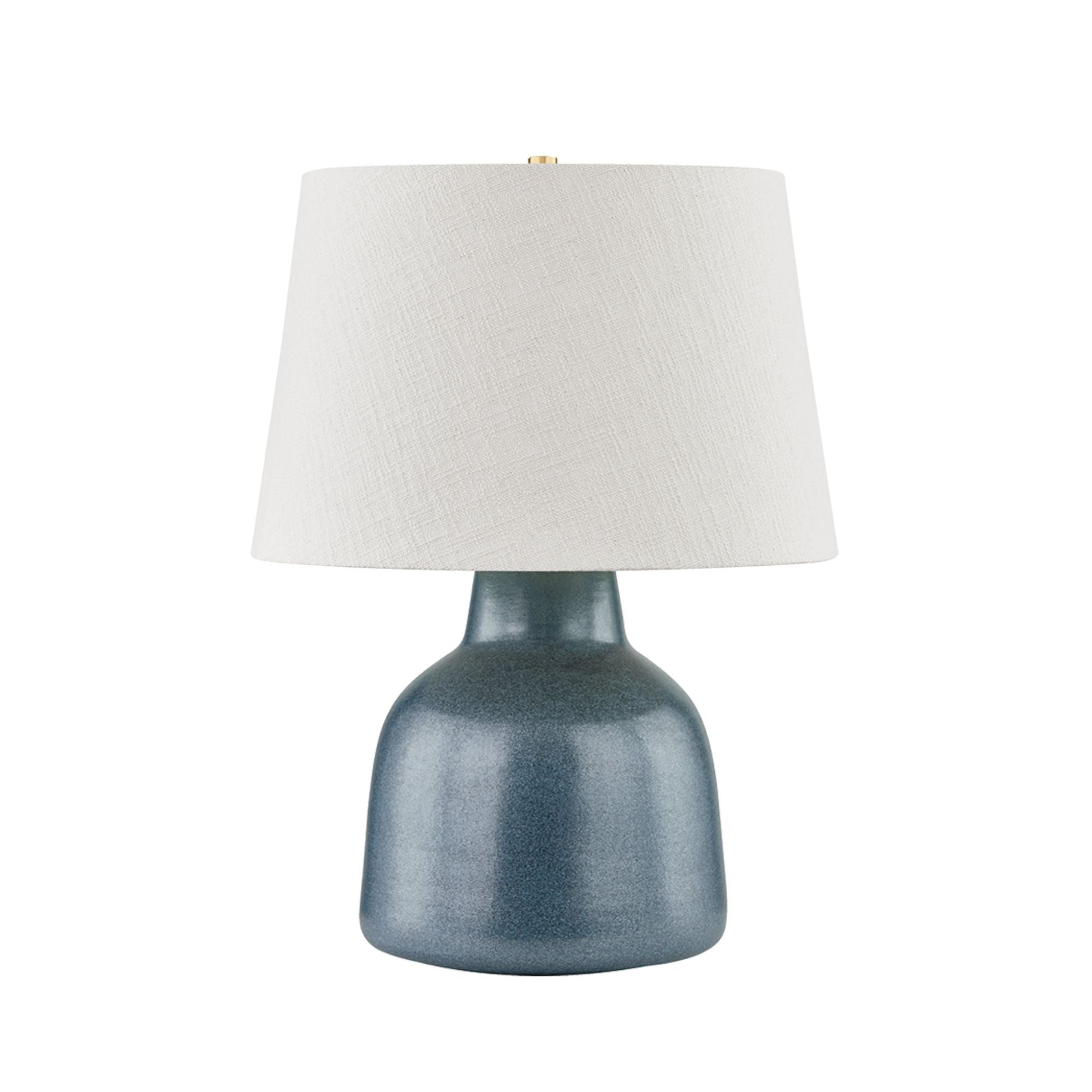 Ridgefield 1-Light Table Lamp in Aged Brass 19W x 26.5H