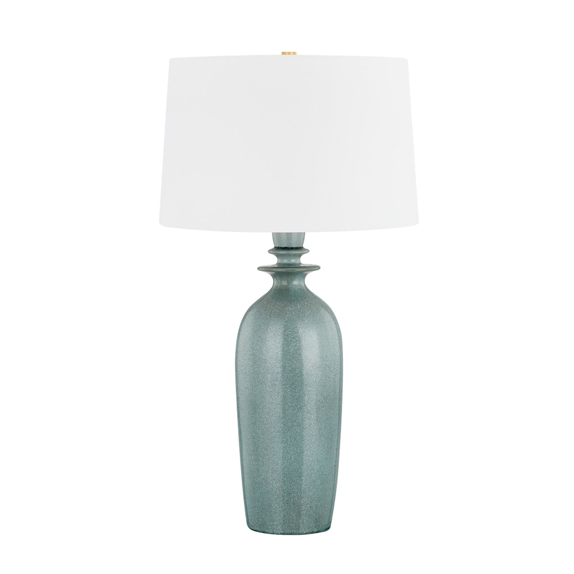 Bellmawr 1-Light Table Lamp in Aged Brass 19W x 32H