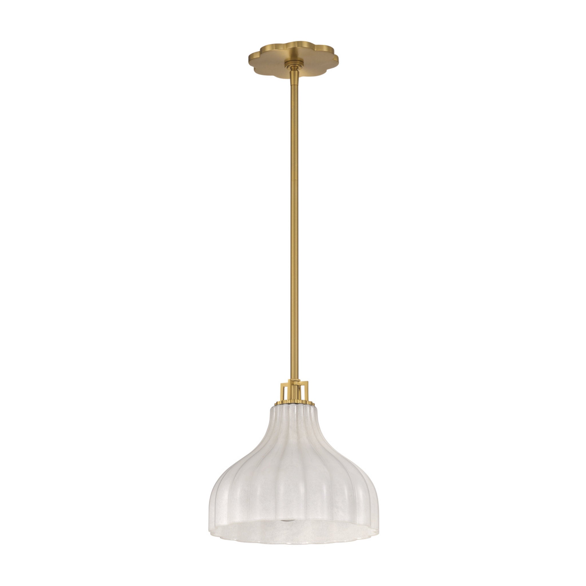 Layton 9.75'' Luxe Gold Pendant Gold 9.75"W x 8.75"H x 9.75"D