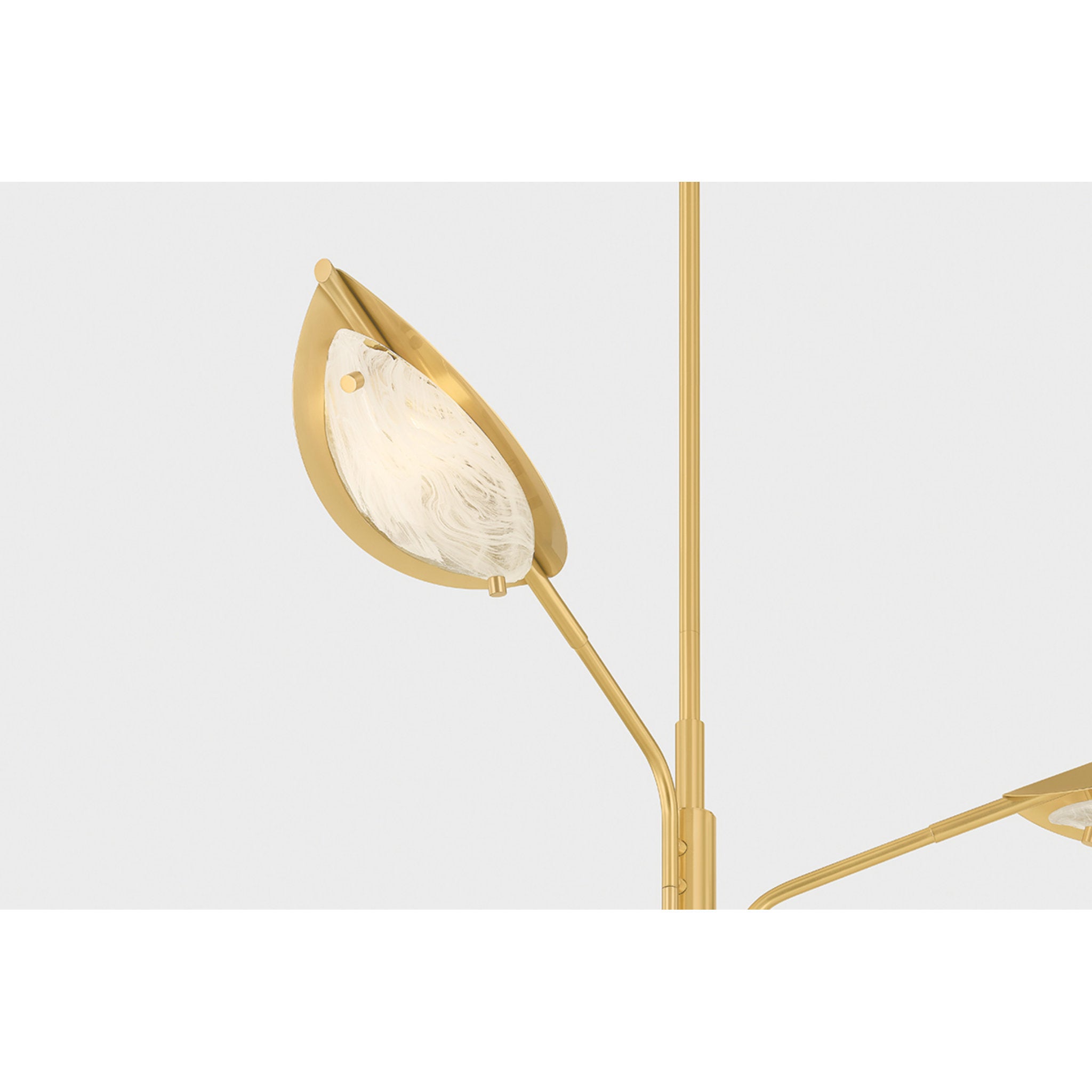 Levin 3-Light Chandelier in Aged Brass 40W x 18.5H