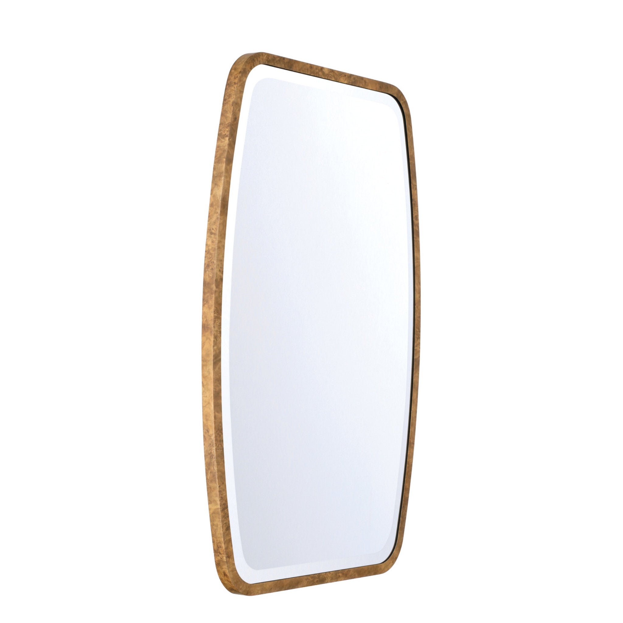 Lindee 24'' Wood Veneer Mirror Wood 24"W x 36"H x 1"D