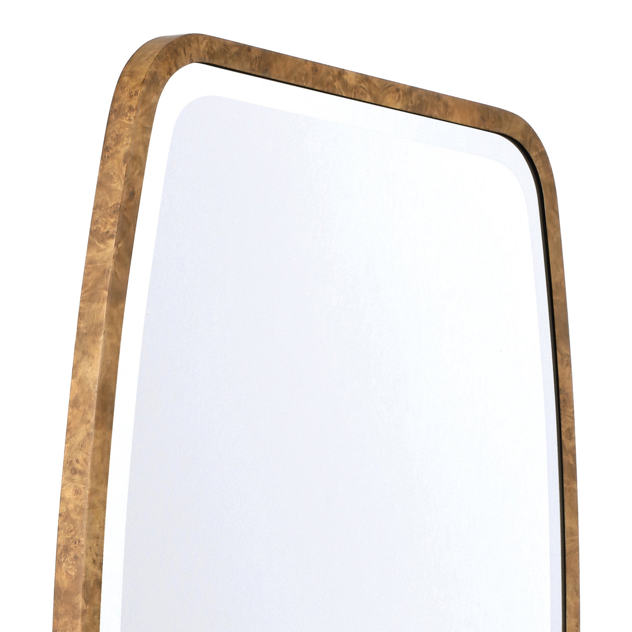 Lindee 24'' Wood Veneer Mirror Wood 24"W x 36"H x 1"D