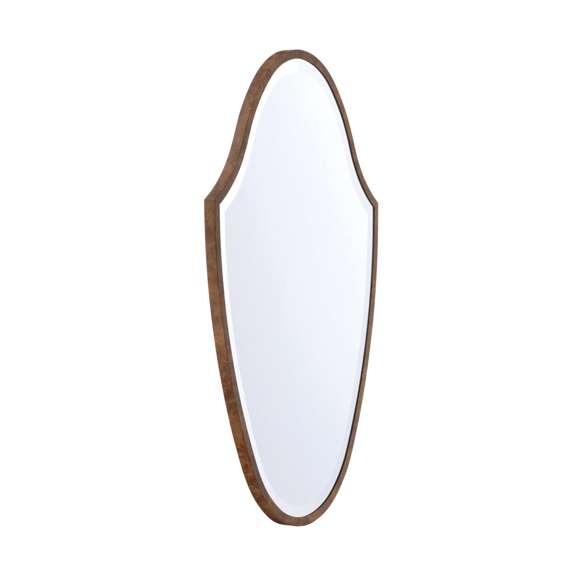 Lindee 28'' Wood Veneer Mirror Wood 28"W x 40"H x 1"D