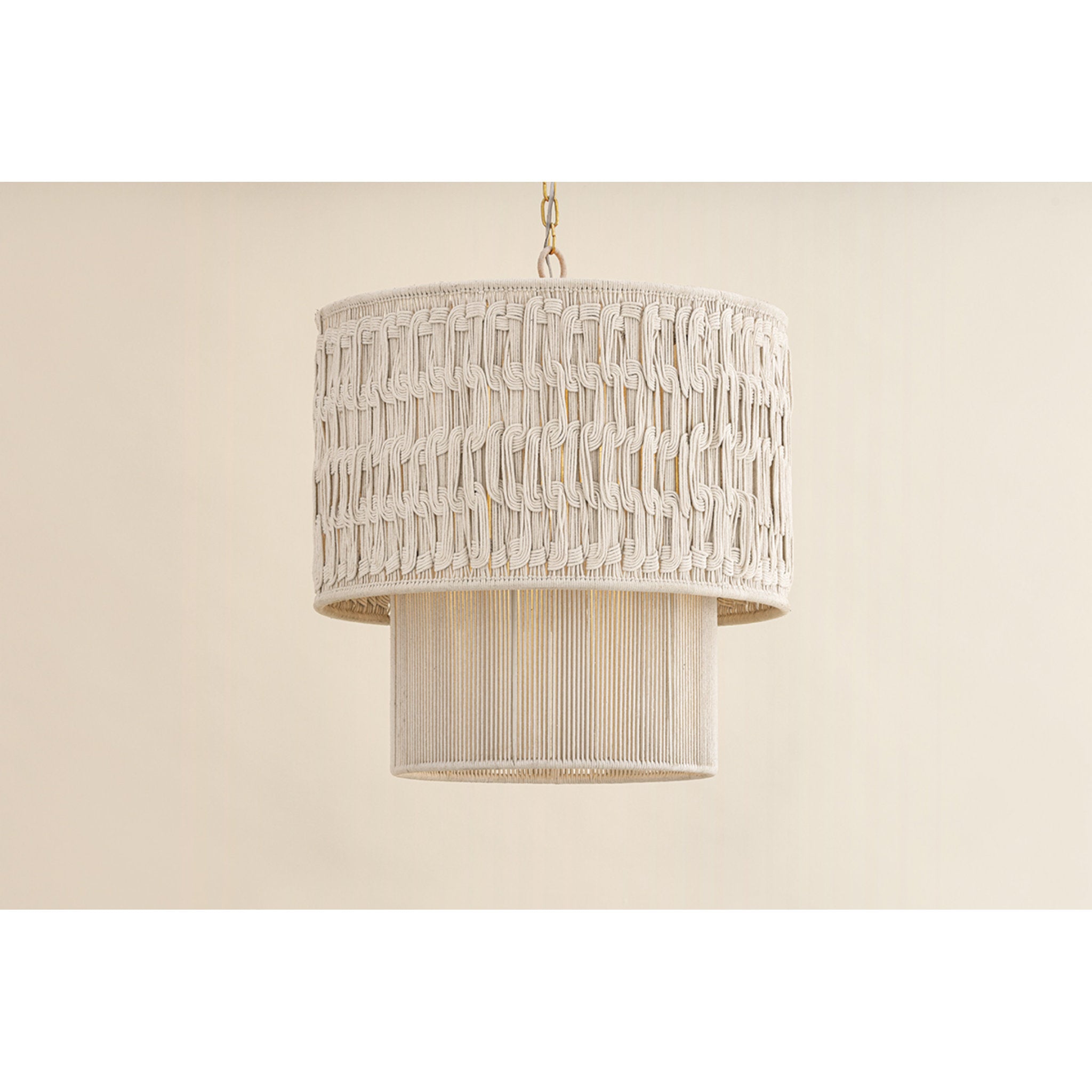 Lisbeta 1-Light Chandelier in Aged Brass 22W x 25.25H