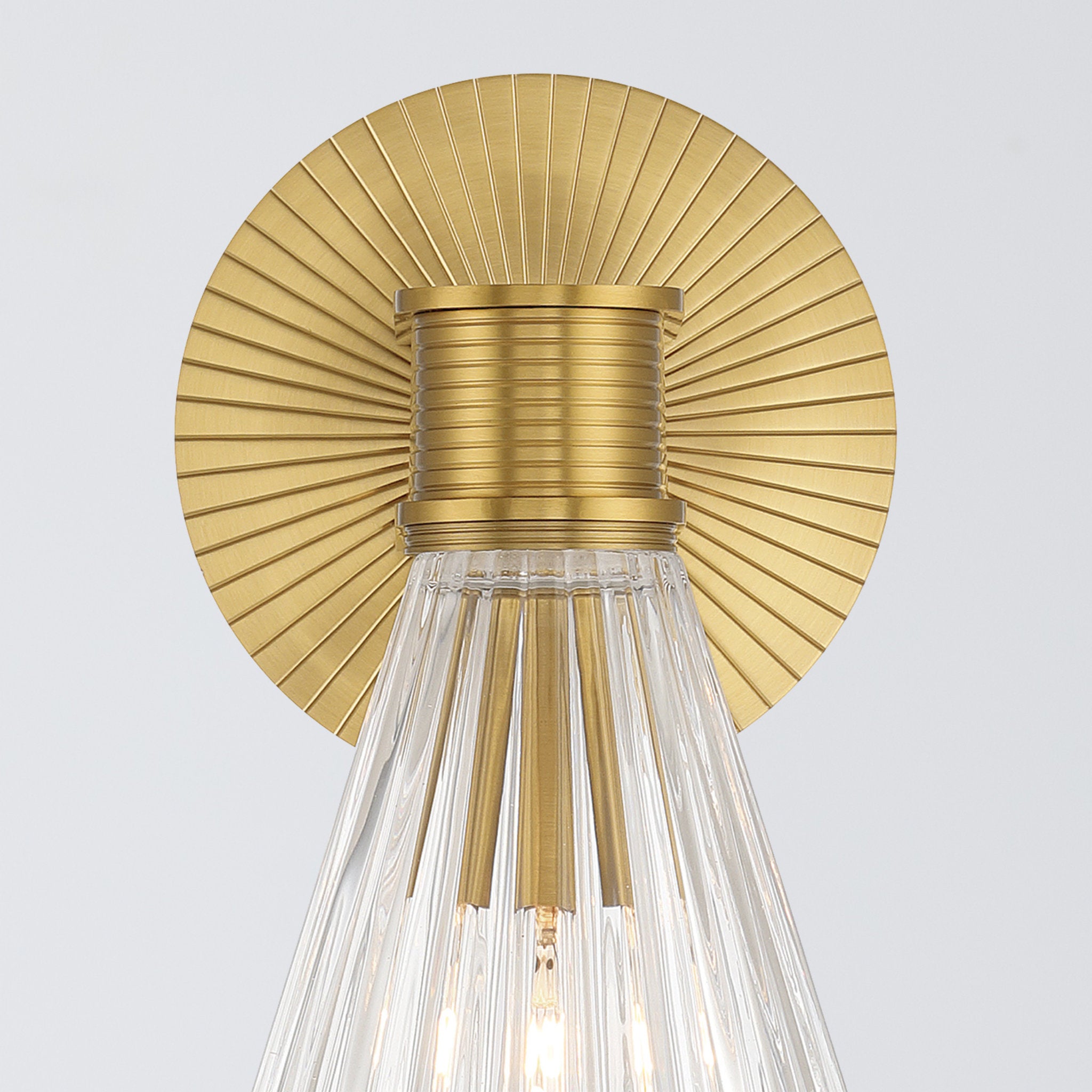 Lotus 5.5'' Luxe Gold Sconce Gold 5.5"W x 9.5"H x 7.5"D