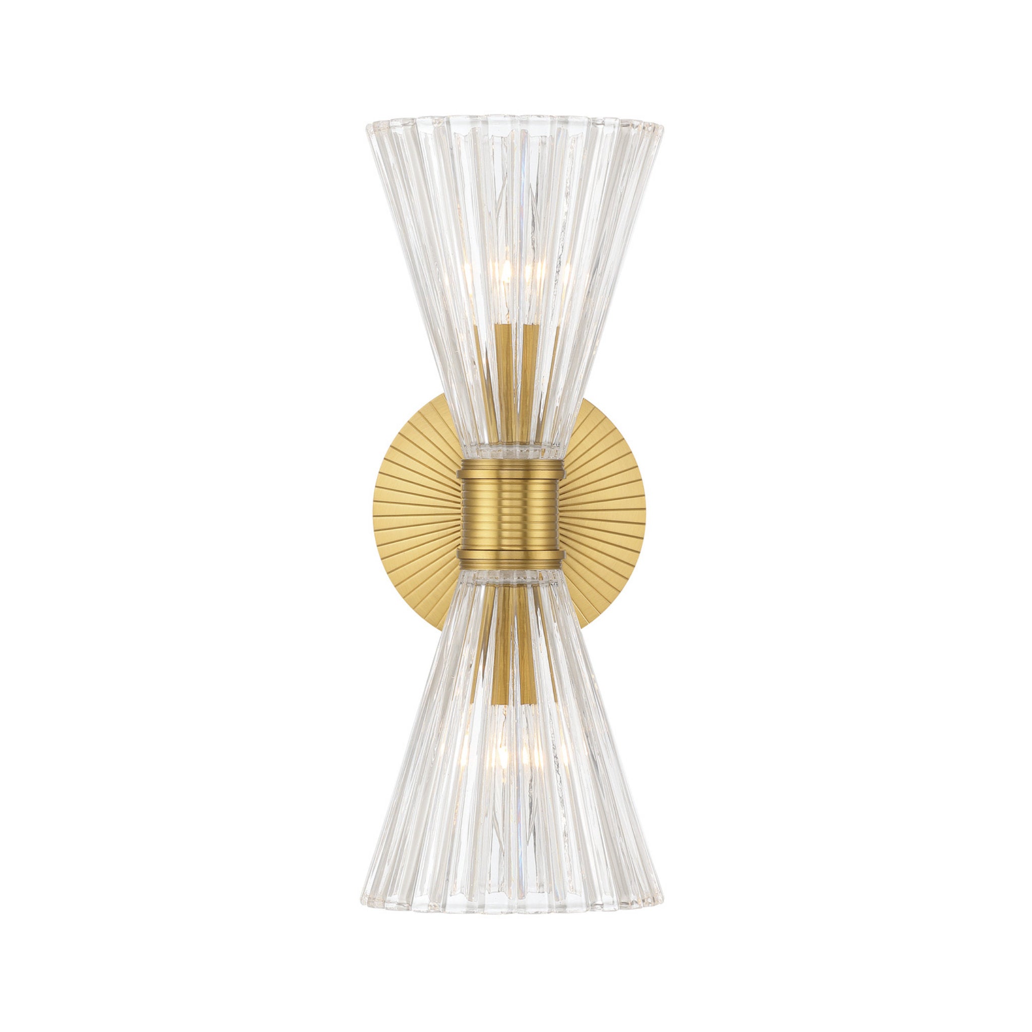 Lotus 5.5'' Luxe Gold Sconce Gold 5.5"W x 13.75"H x 7.5"D