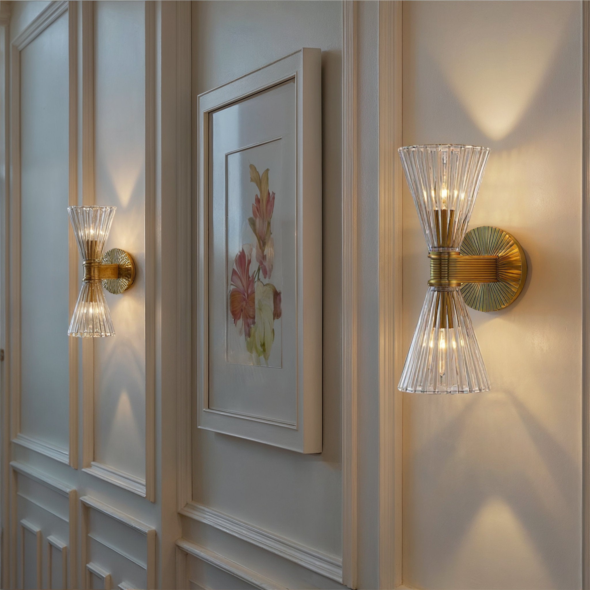 Lotus 5.5'' Luxe Gold Sconce Gold 5.5"W x 13.75"H x 7.5"D