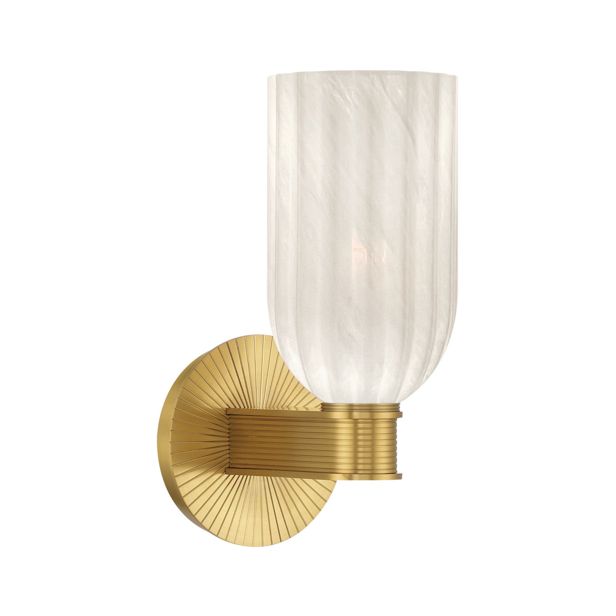 Lotus 5'' Luxe Gold Sconce Gold 5"W x 11"H x 7"D