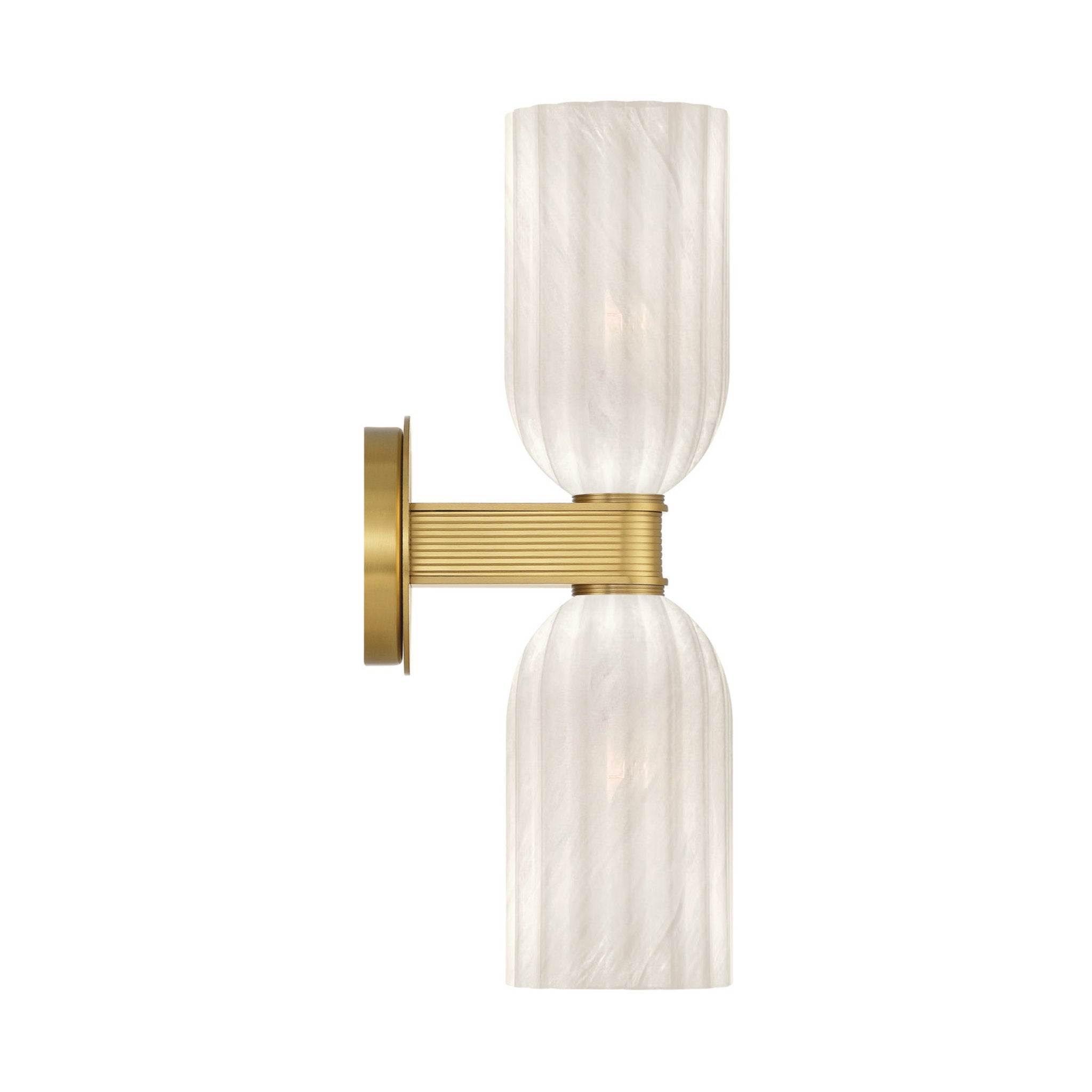 Lotus 5'' Luxe Gold Sconce Gold 5"W x 17"H x 7"D