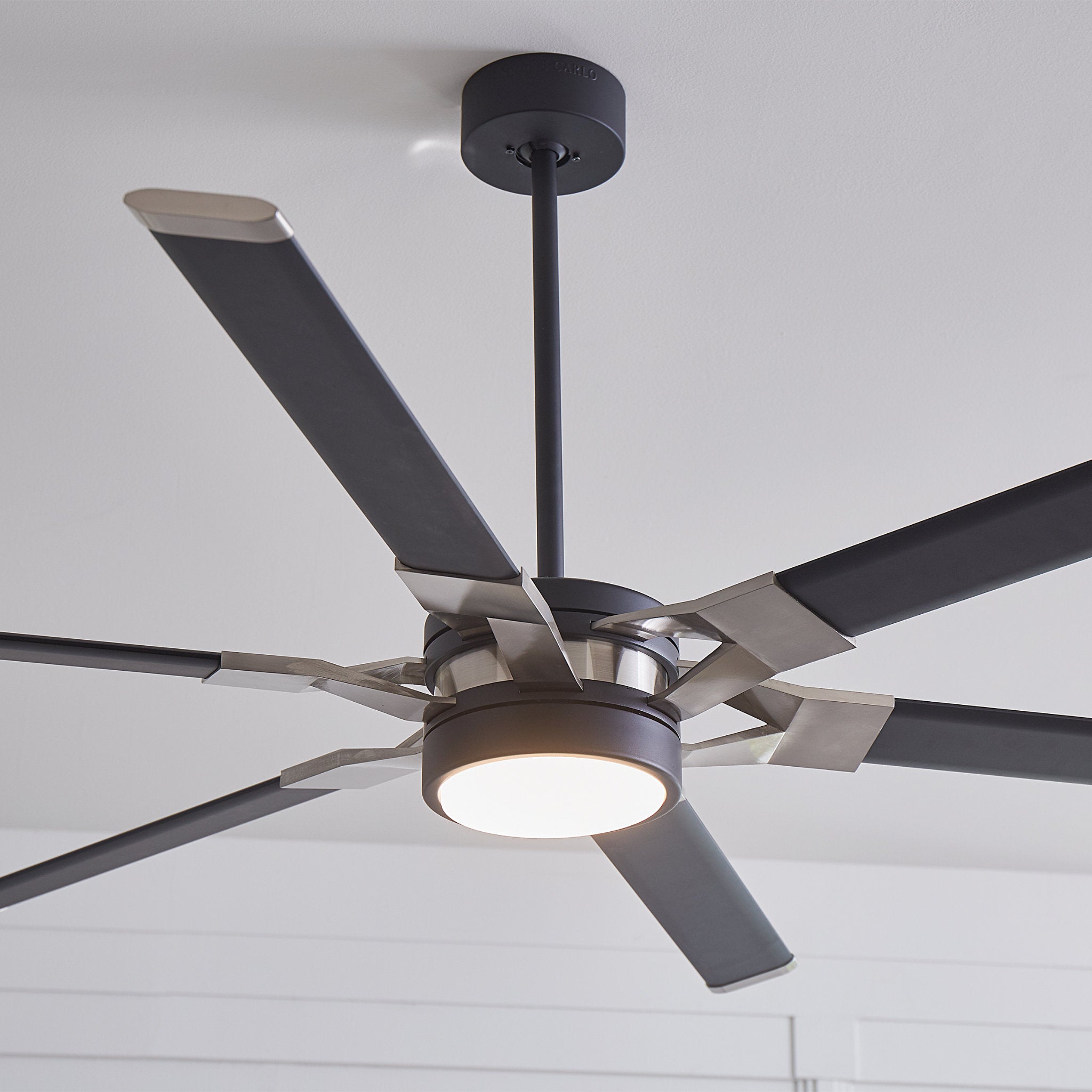Sean Lavin Loft 62" LED Ceiling Fan in Midnight Black w/ Midnight Black Blade D:62'' H:13''
