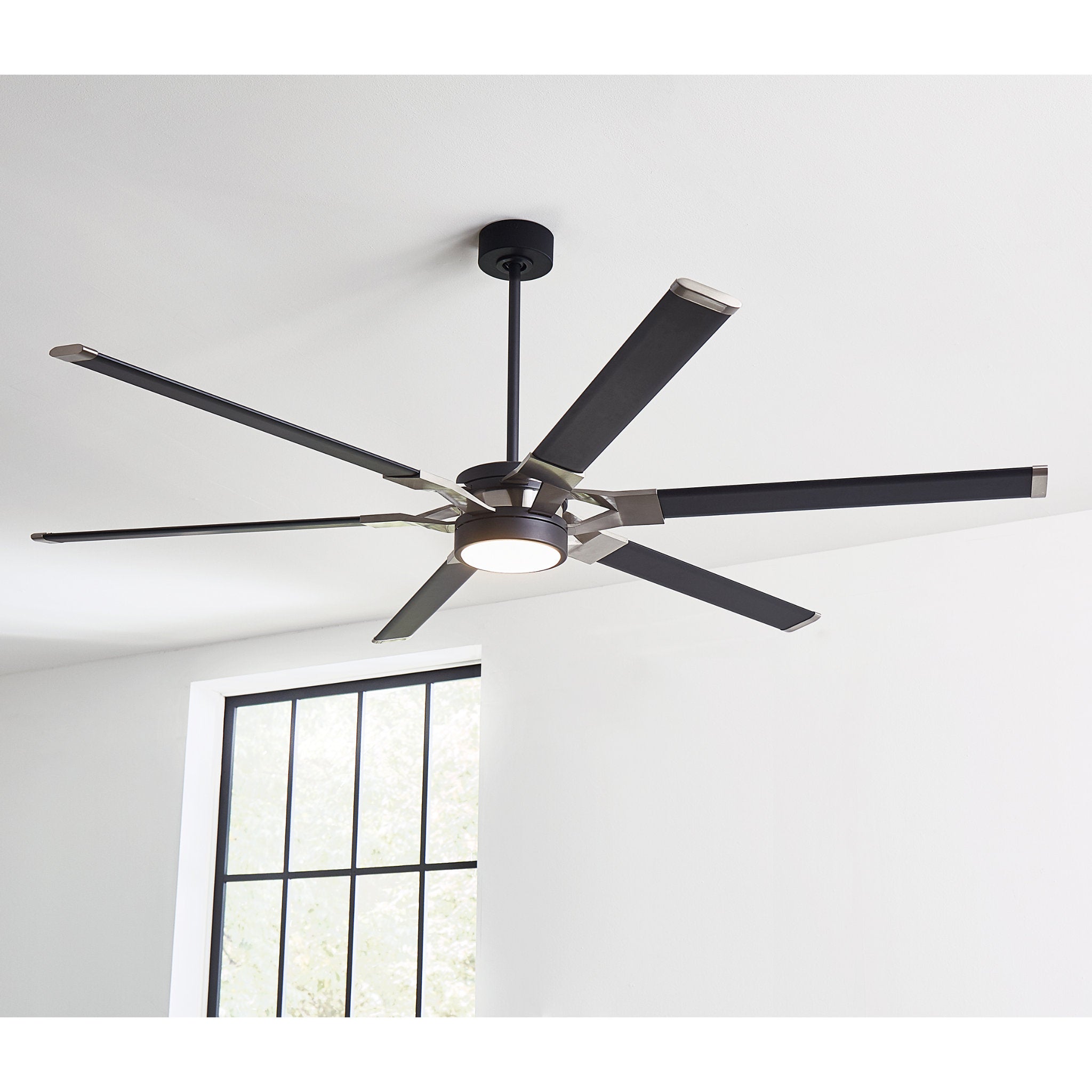 Sean Lavin Loft 72" LED Ceiling Fan in Midnight Black w/ Midnight Black Blade D:72'' H:13''
