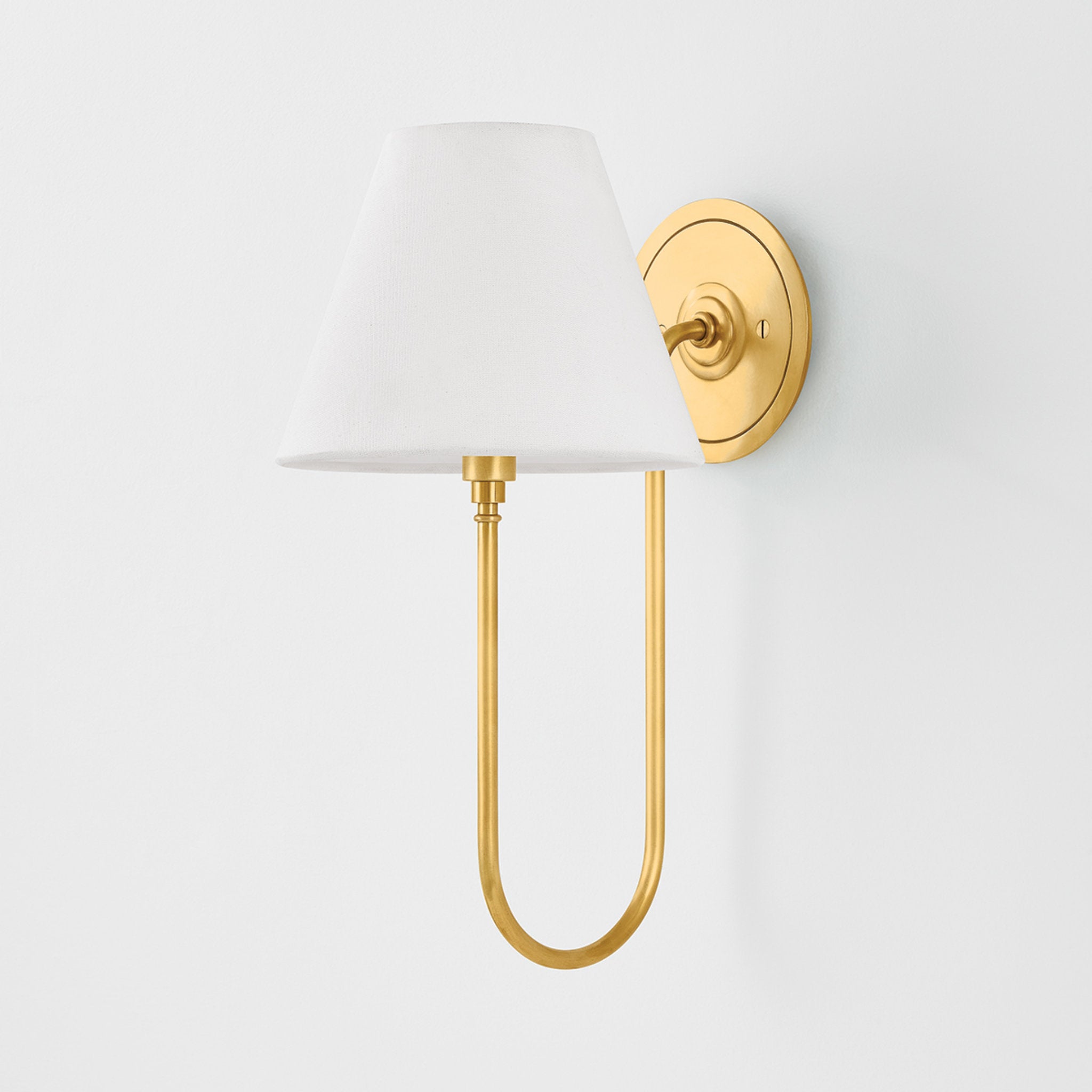 Hawthorne 1-Light Wall Sconce in Aged Brass by Mark D. Sikes 7.75W x 15H