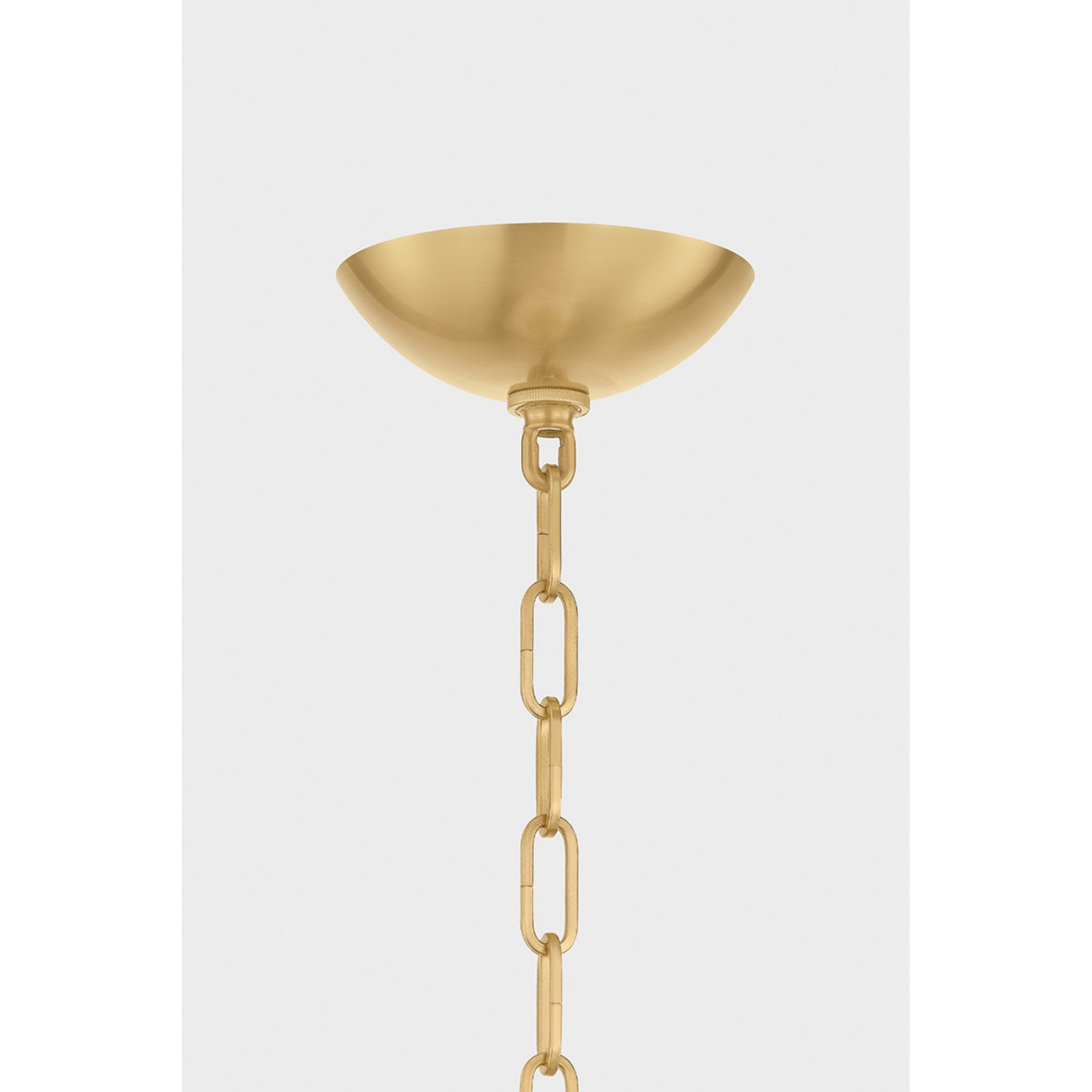 Moore 1-Light Pendant in Aged Brass 12W x 10H