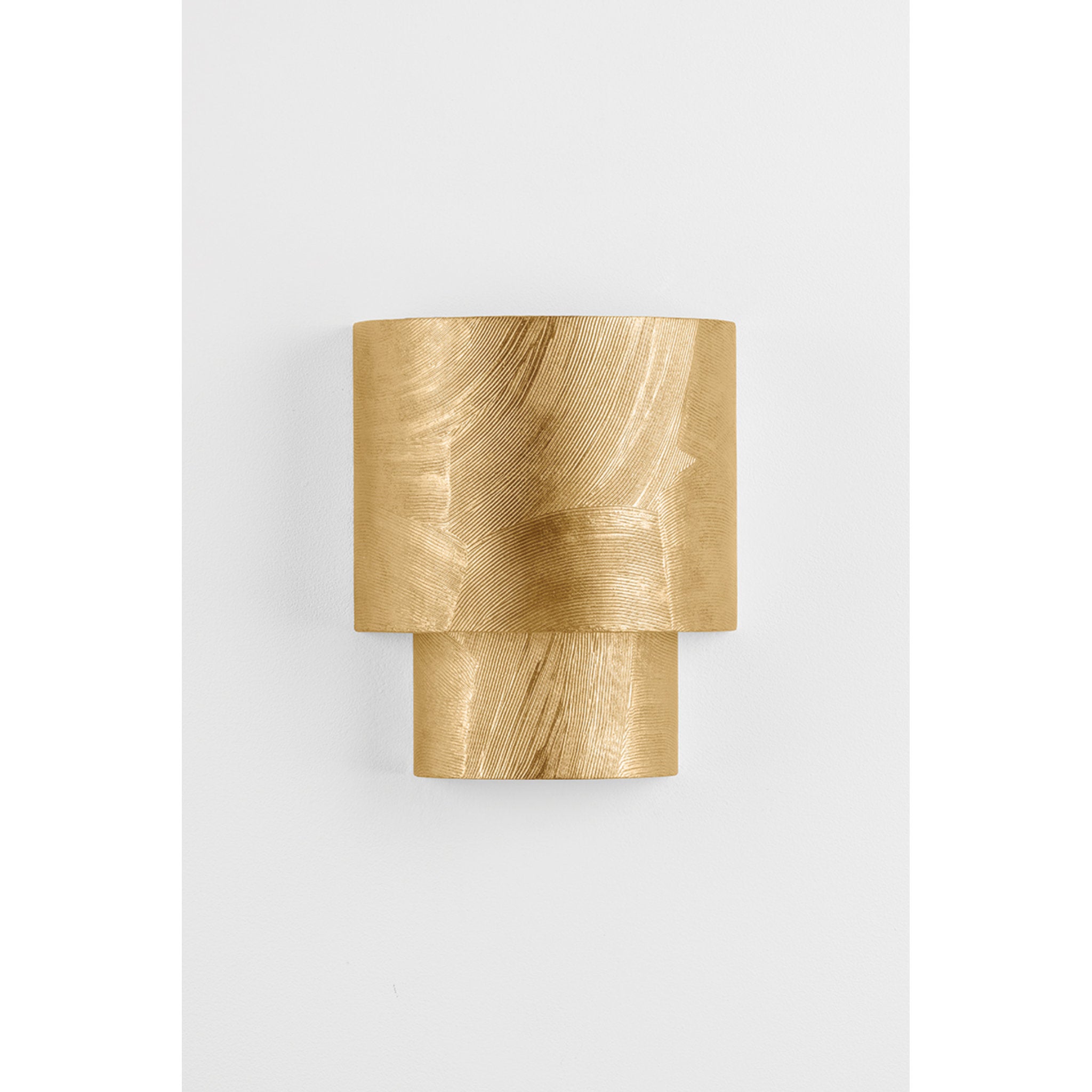 Moray 2-Light Wall Sconce in Vintage Gold Leaf 7.75W x 9.25H