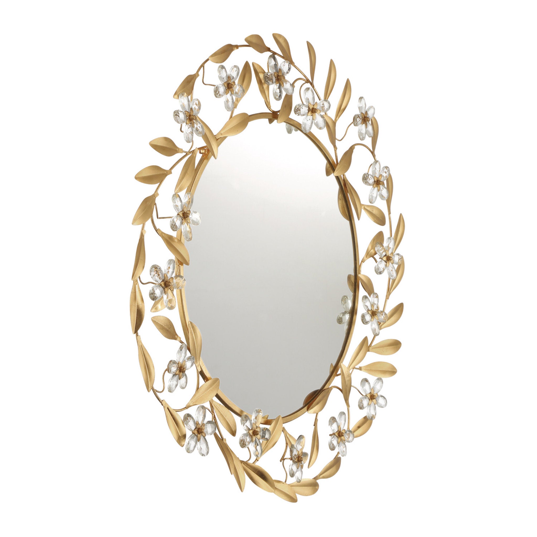 Marselle 30'' Antique Gold Mirror Gold 30"W x 30"H x 2.5"D