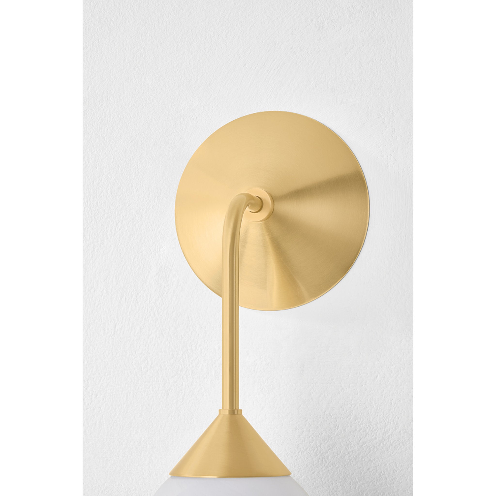 Natasha 1-Light Wall Sconce in Aged Brass 4.75W x 11.5H