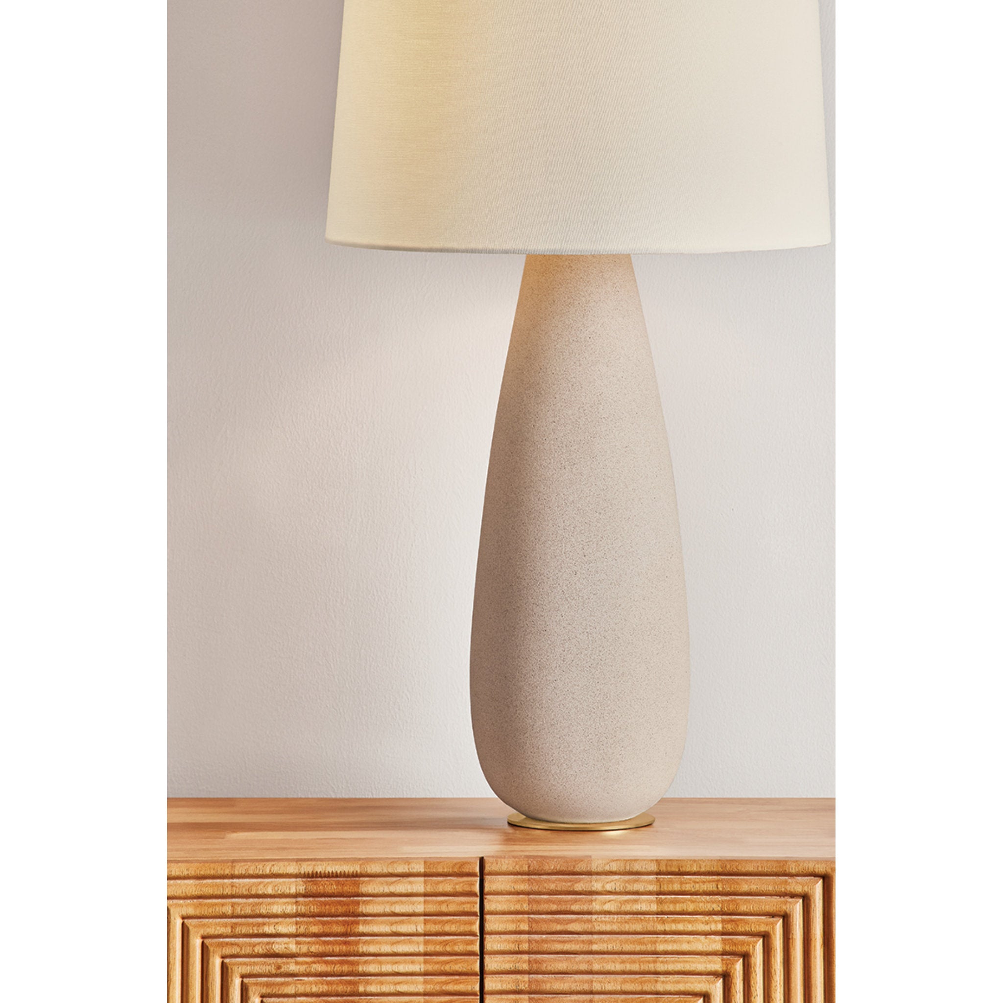 Neelytown 1-Light Table Lamp in Aged Brass 16.5W x 34.25H