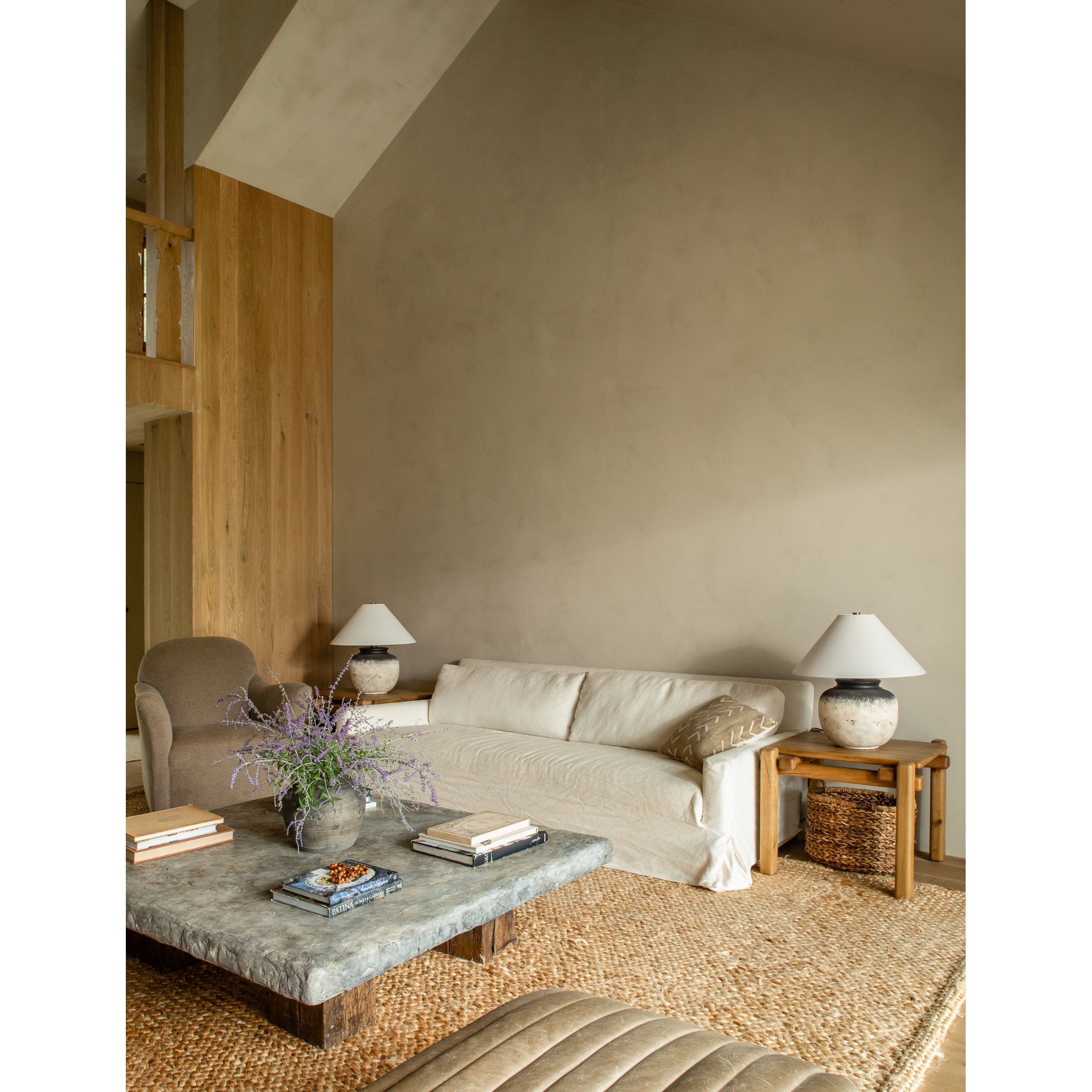 Unearthed 1-Light Table Lamp in Patina Brass by Lauren Liess 22W x 23H