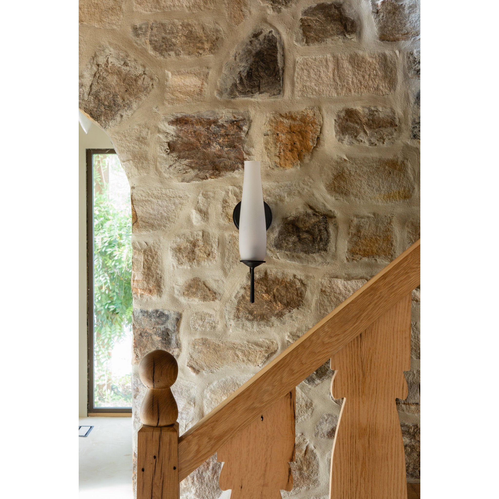 Legacy 1-Light Wall Sconce in Forged Iron by Lauren Liess 4.75W x 17.5H
