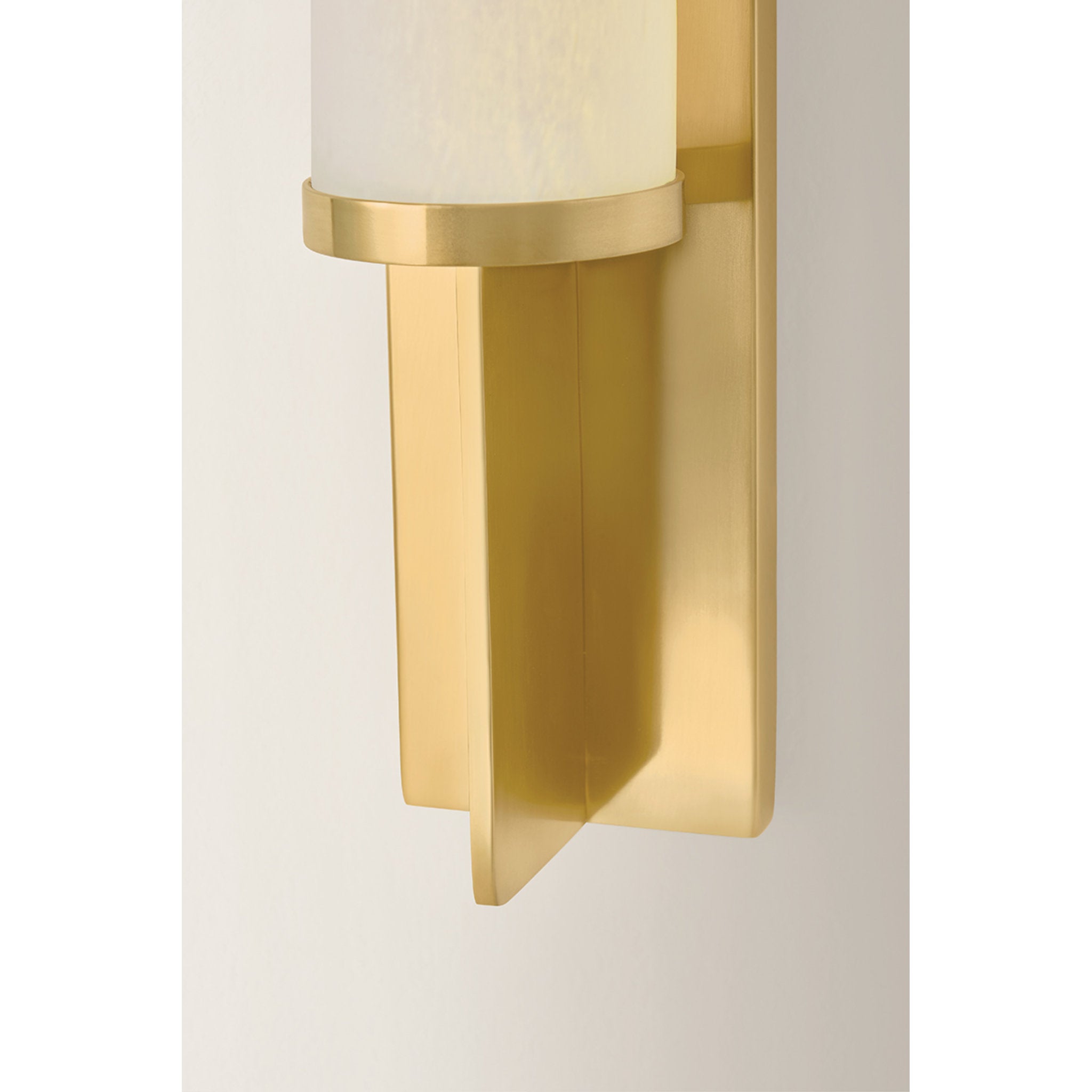 Northfield 1-Light Wall Sconce in Aged Brass 2.75W x 23.5H