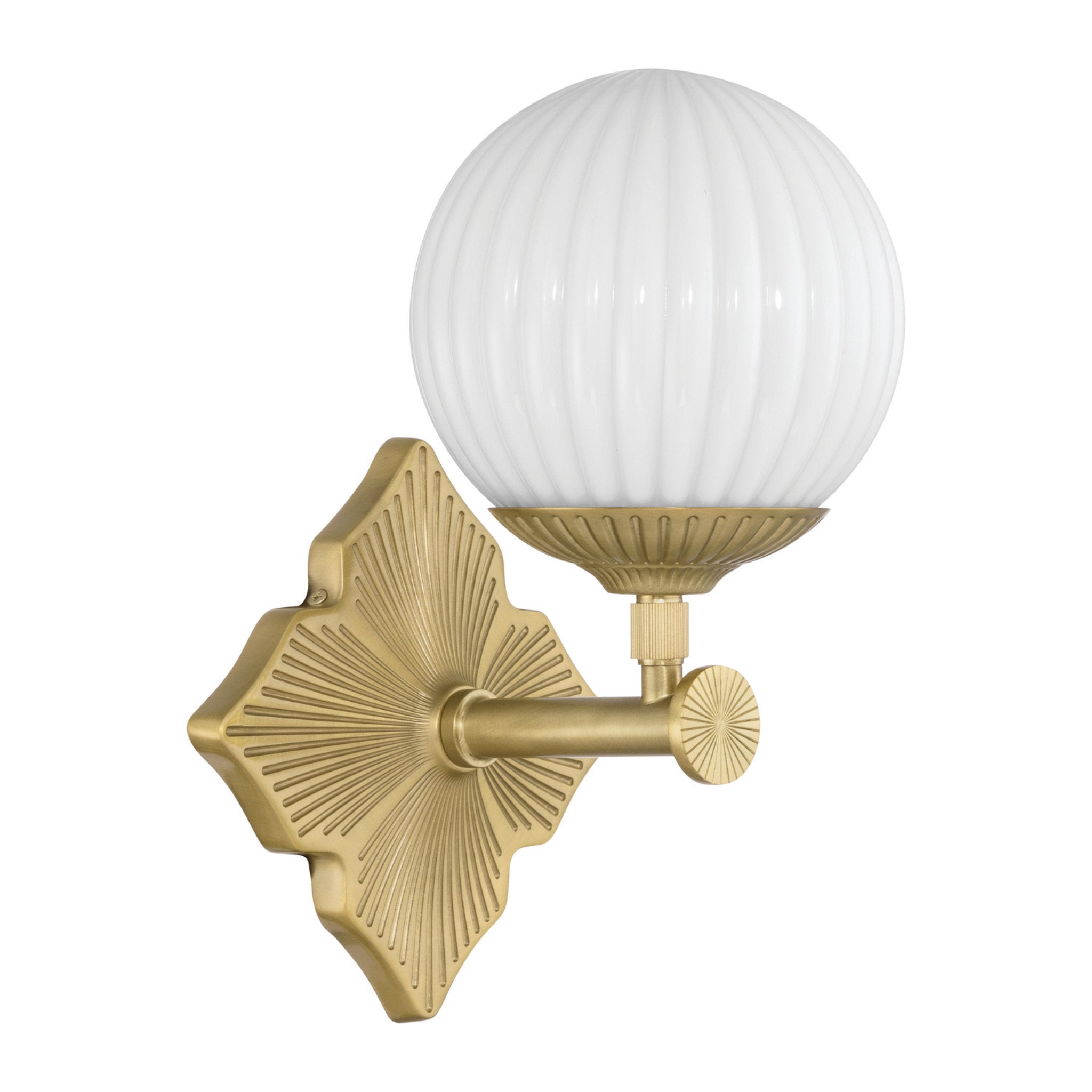 Orly 7.5'' Aged Brass Sconce Gold 7.5"W x 12"H x 7.5"D
