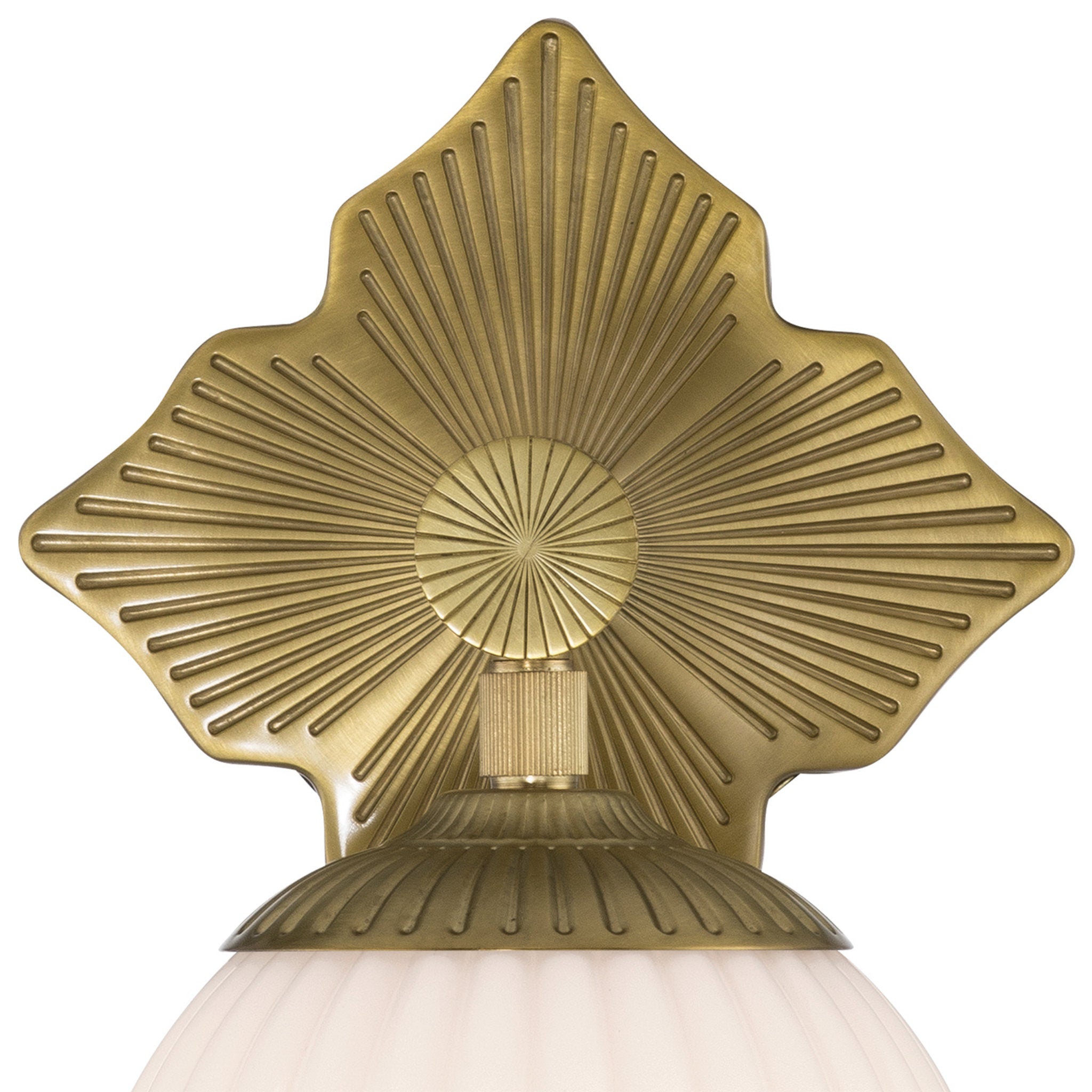 Orly 7.5'' Aged Brass Sconce Gold 7.5"W x 12"H x 7.5"D