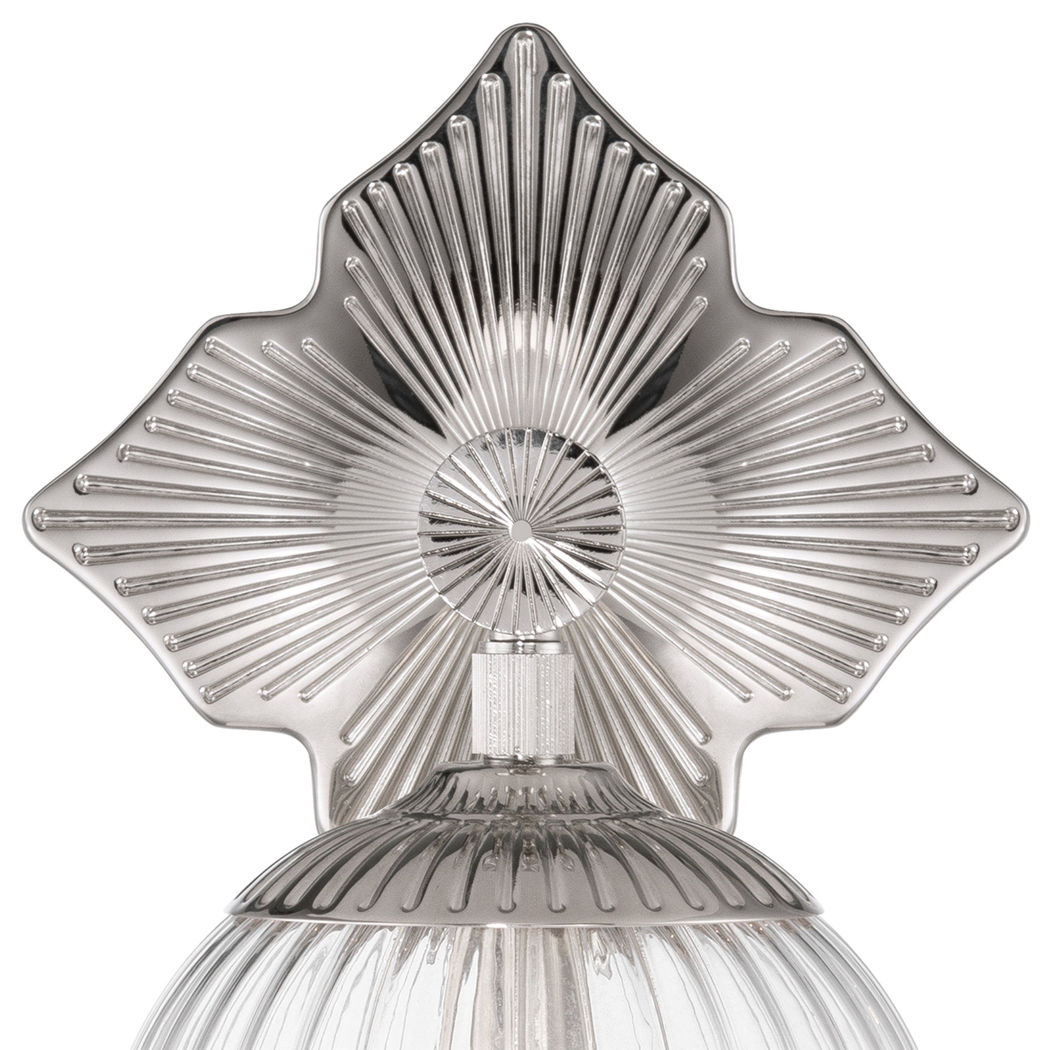 Orly 7.5'' Polished Nickel Sconce Silver 7.5"W x 12"H x 7.5"D