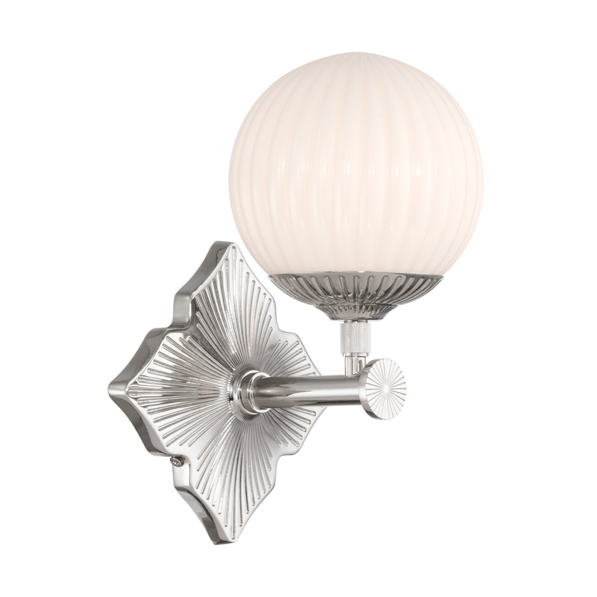 Orly 7.5'' Polished Nickel Sconce Silver 7.5"W x 12"H x 7.5"D