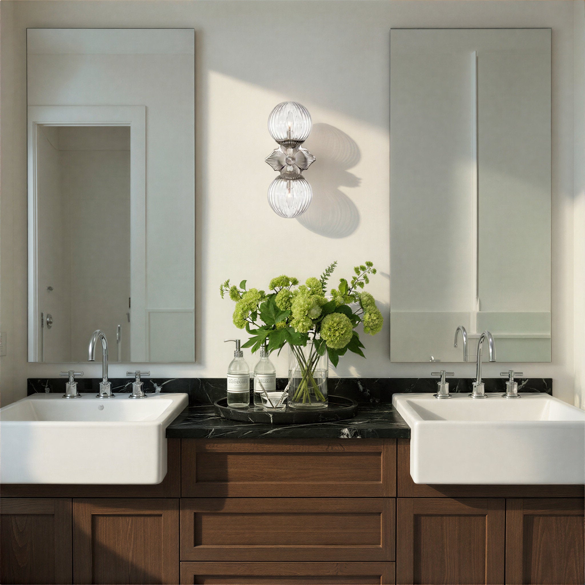 Orly 7.5'' Polished Nickel Sconce Silver 7.5"W x 16"H x 7.5"D