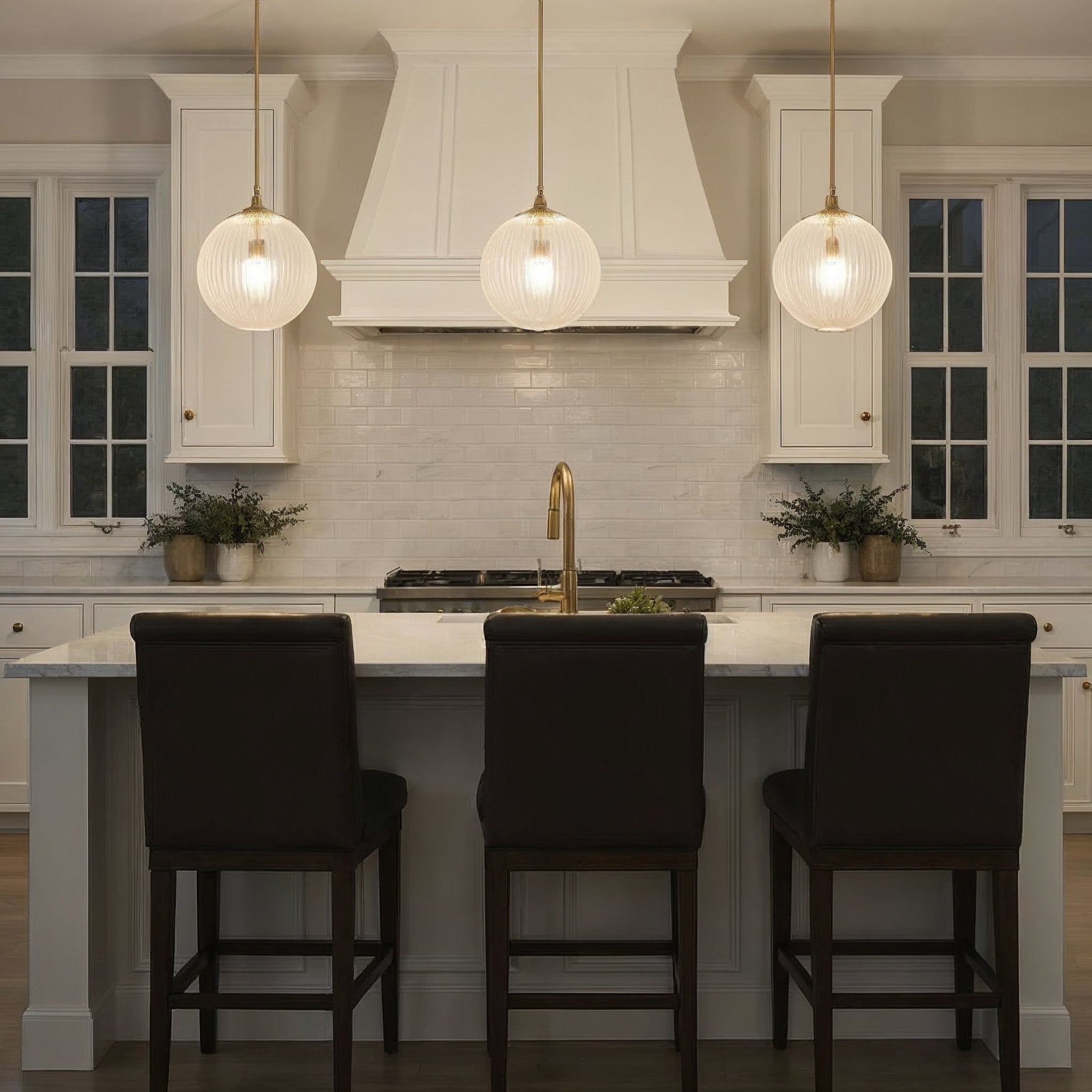 Orly 14'' Aged Brass Pendant Gold 14"W x 17"H x 14"D