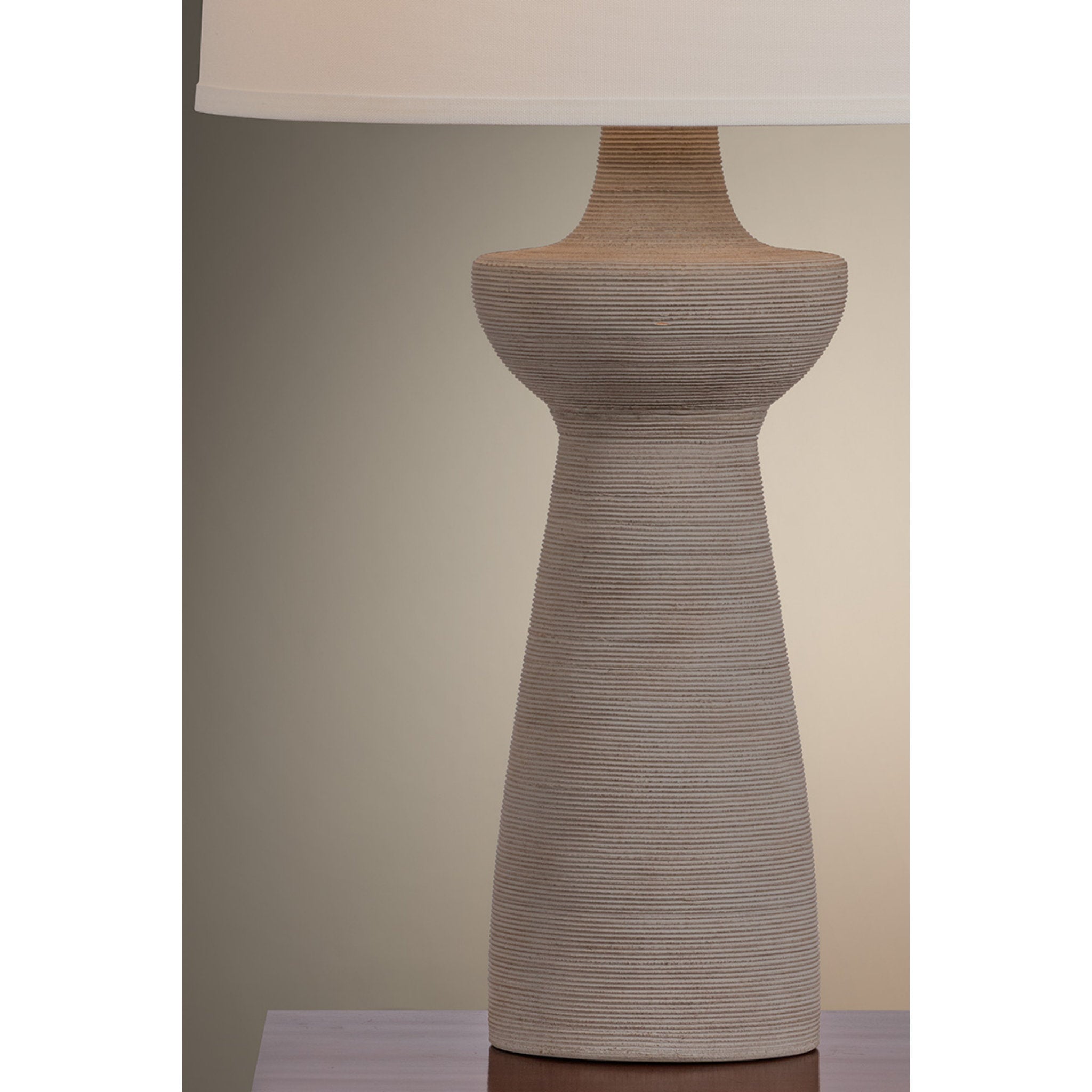 Osgood 1-Light Table Lamp in Patina Brass 17W x 29H