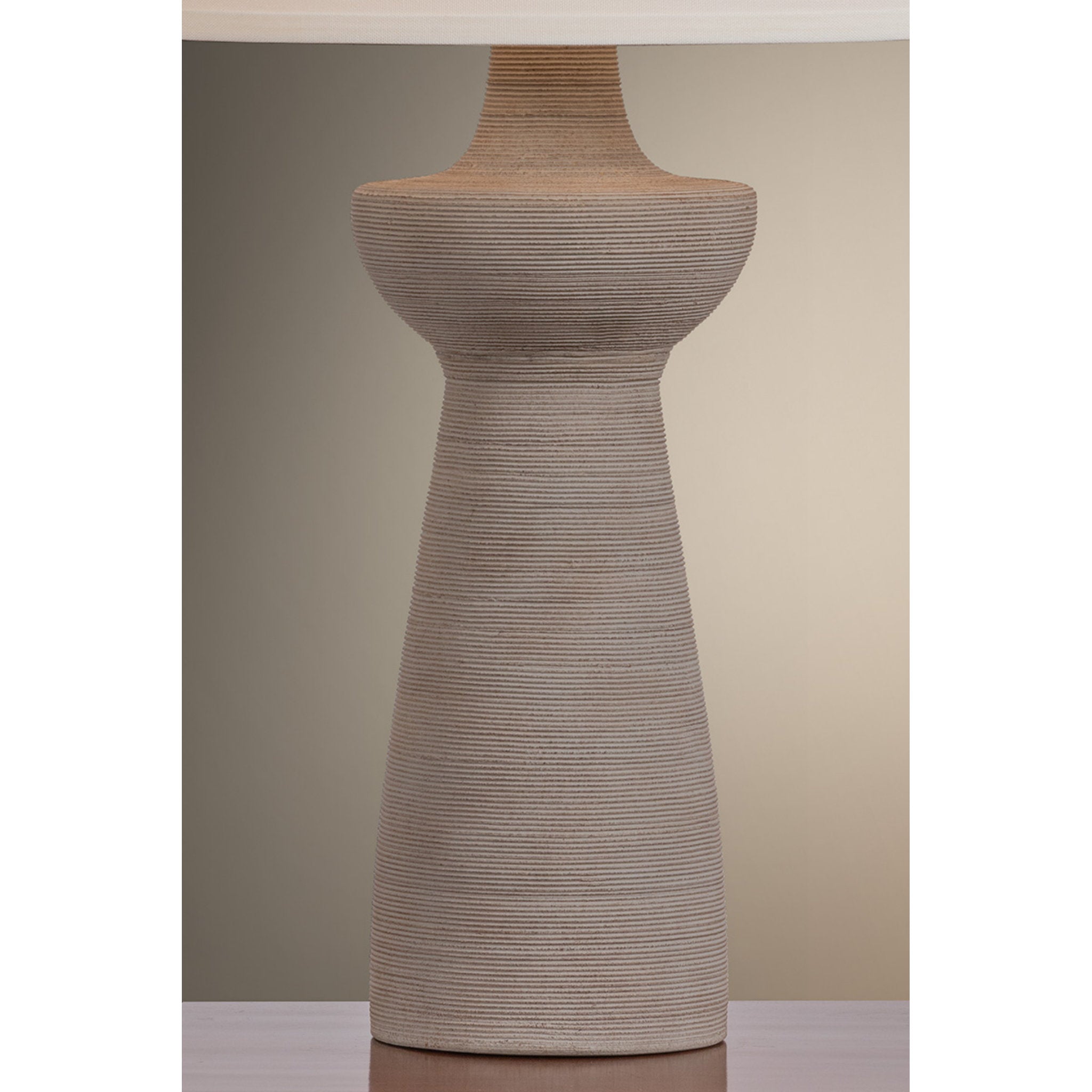 Osgood 1-Light Table Lamp in Patina Brass 17W x 29H