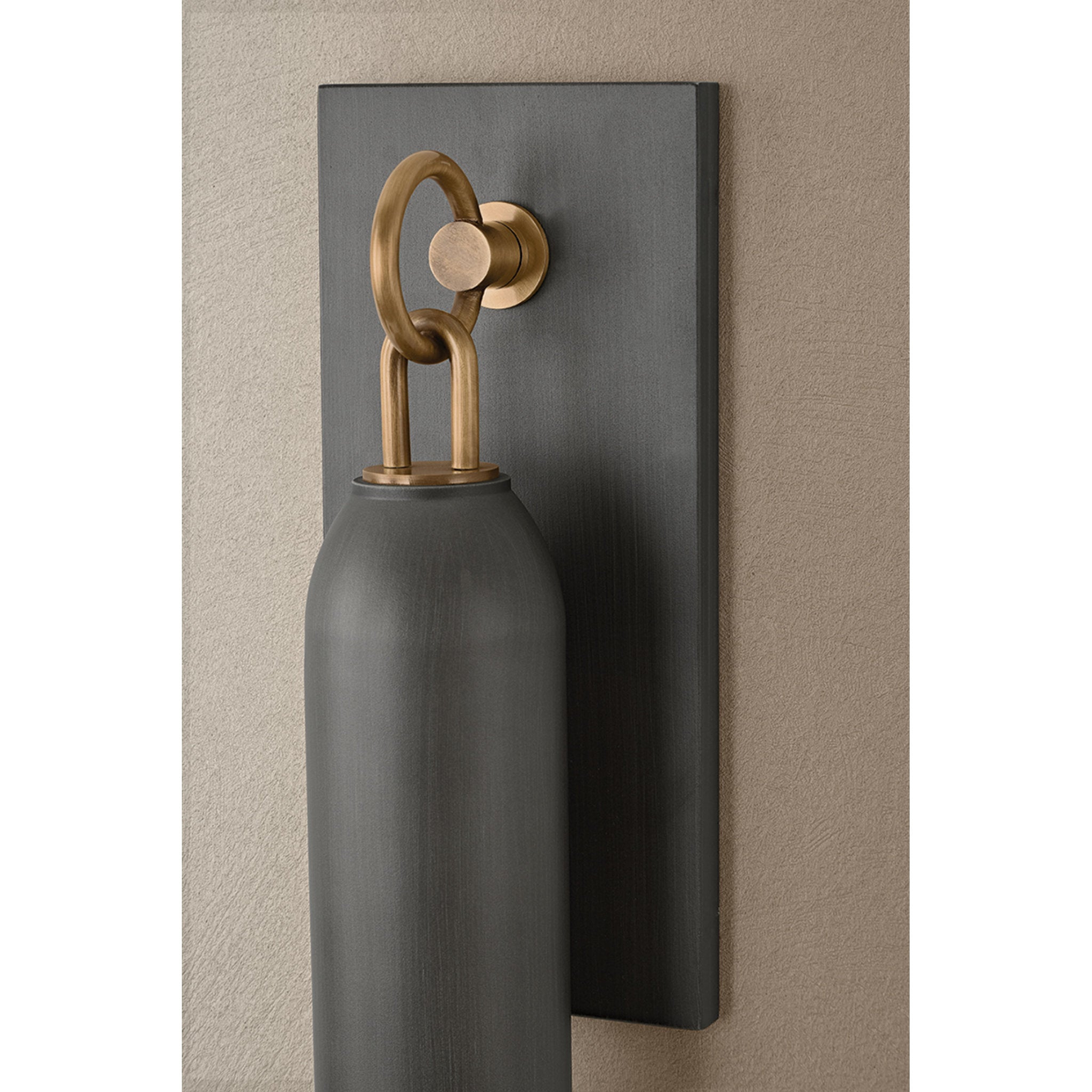 Osprey 1-Light Exterior Wall Sconce in Patina Brass 5W x 22.75H