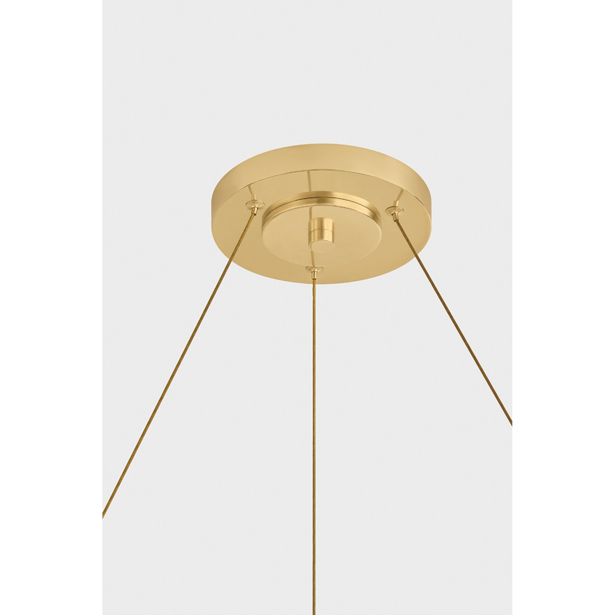 Pacama 13-Light Chandelier in Aged Brass 55W x 9.5H