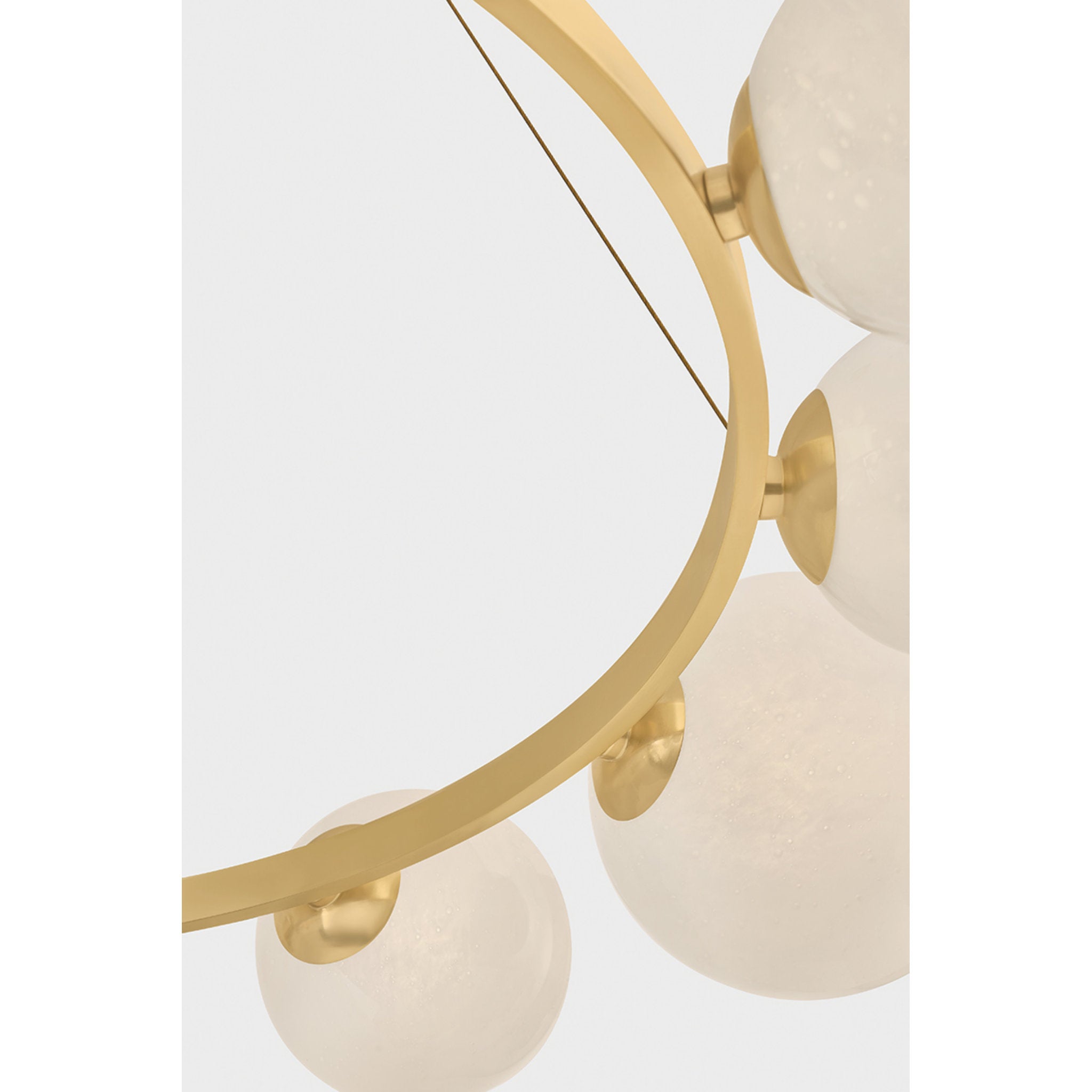 Pacama 13-Light Chandelier in Aged Brass 55W x 9.5H
