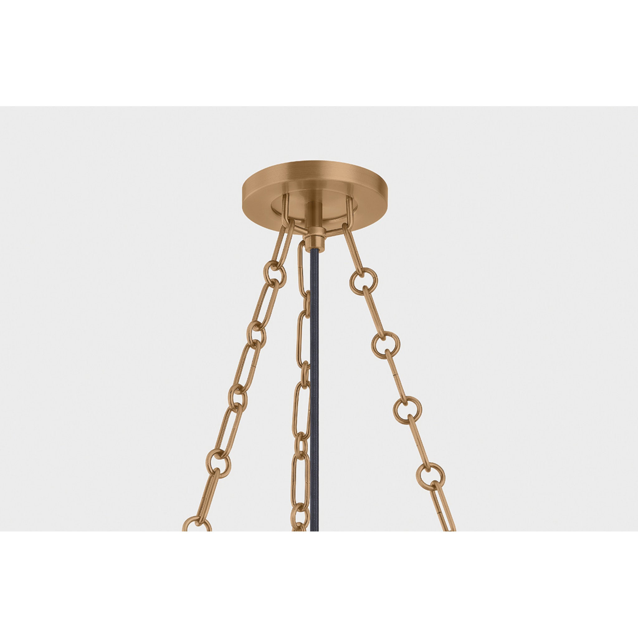 Paradigm 1-Light Pendant in Patina Brass by Lauren Liess 16.25W x 12H