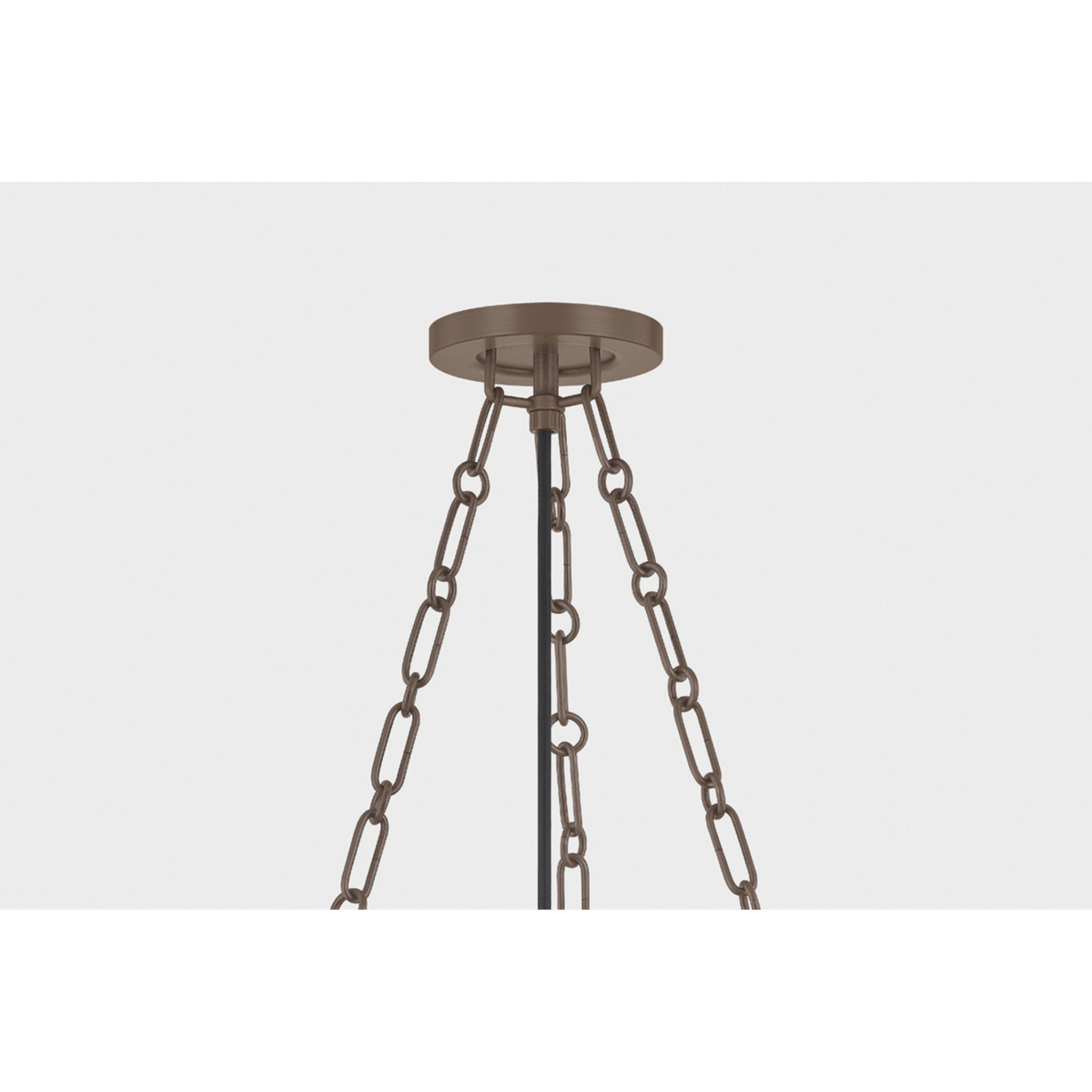 Paradigm 1-Light Pendant in Bronze by Lauren Liess 19W x 14.5H