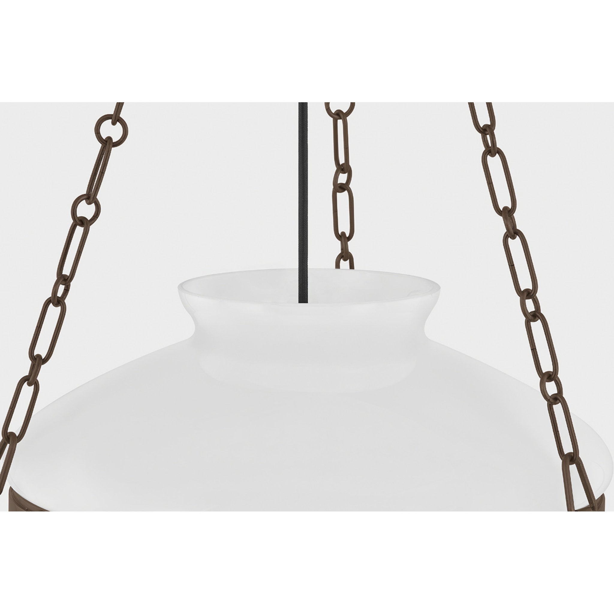 Paradigm 1-Light Pendant in Bronze by Lauren Liess 19W x 14.5H
