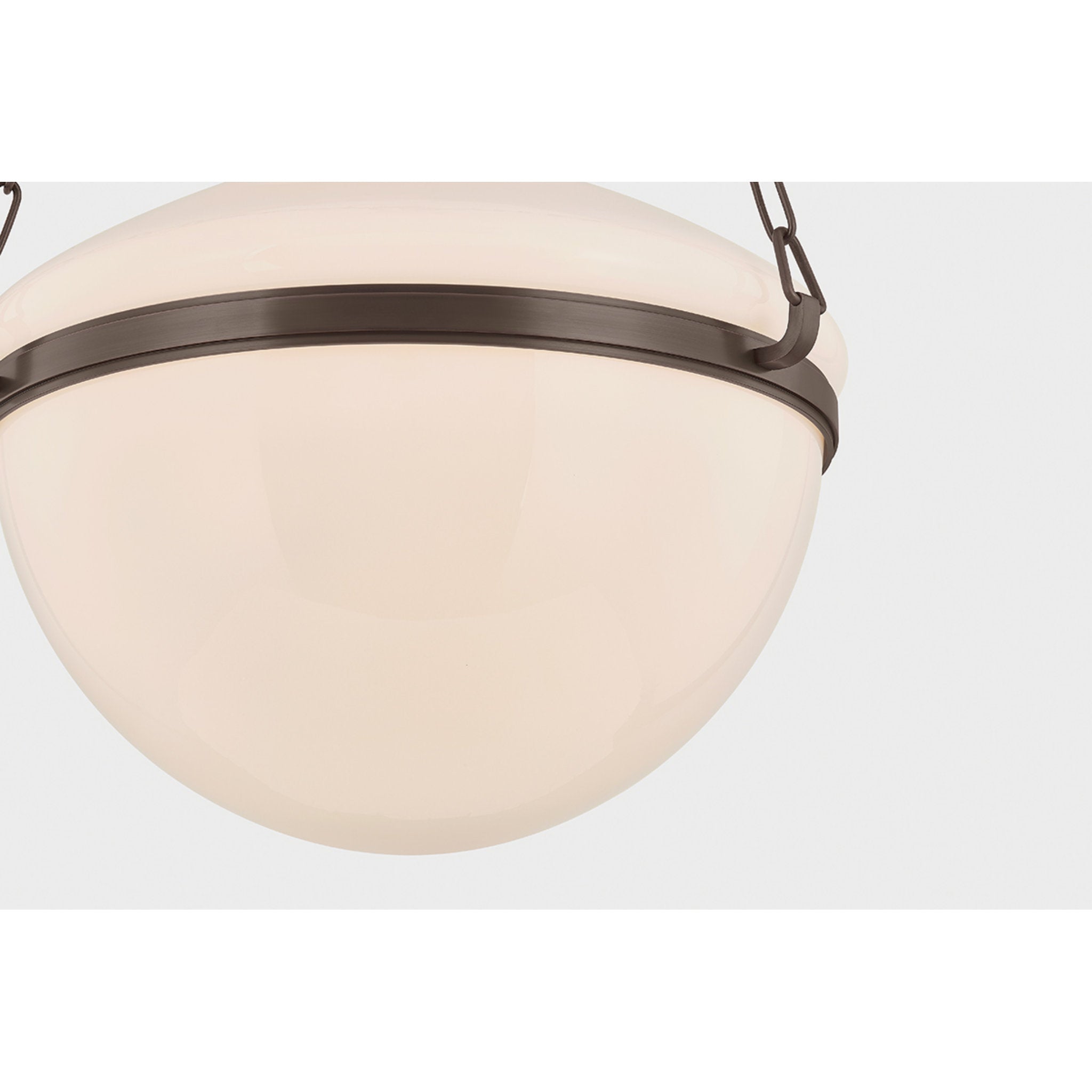 Paradigm 1-Light Pendant in Bronze by Lauren Liess 19W x 14.5H