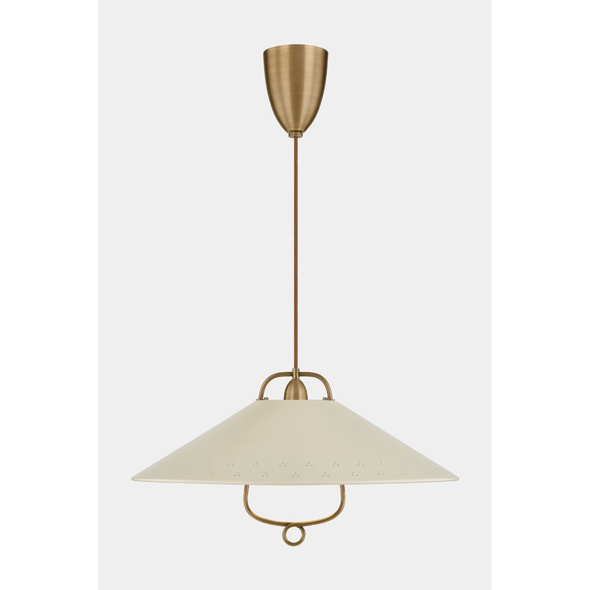 Pawley 1-Light Pendant in Historic Bronze by Cortney Bishop 23.5W x 13H