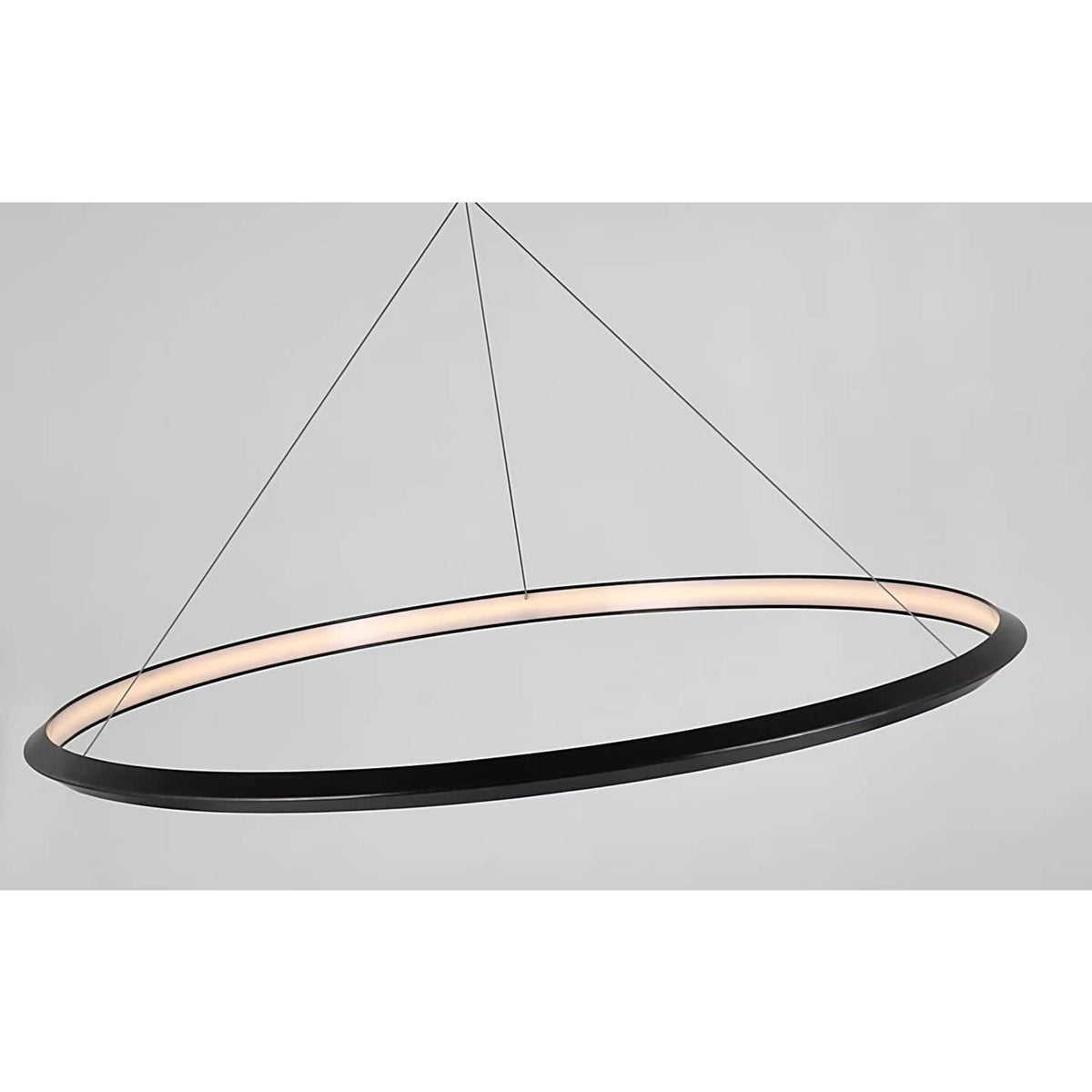 Peter Bristol Encircle 48" Ring Chandelier in Bronze W48"