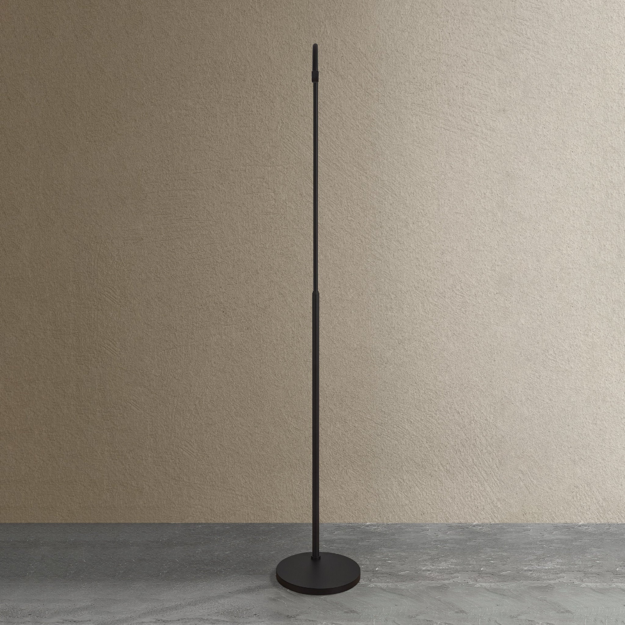 Maltby 1-Light Exterior Floor Lamp in Texture Black 12L x 13W x 73.5H