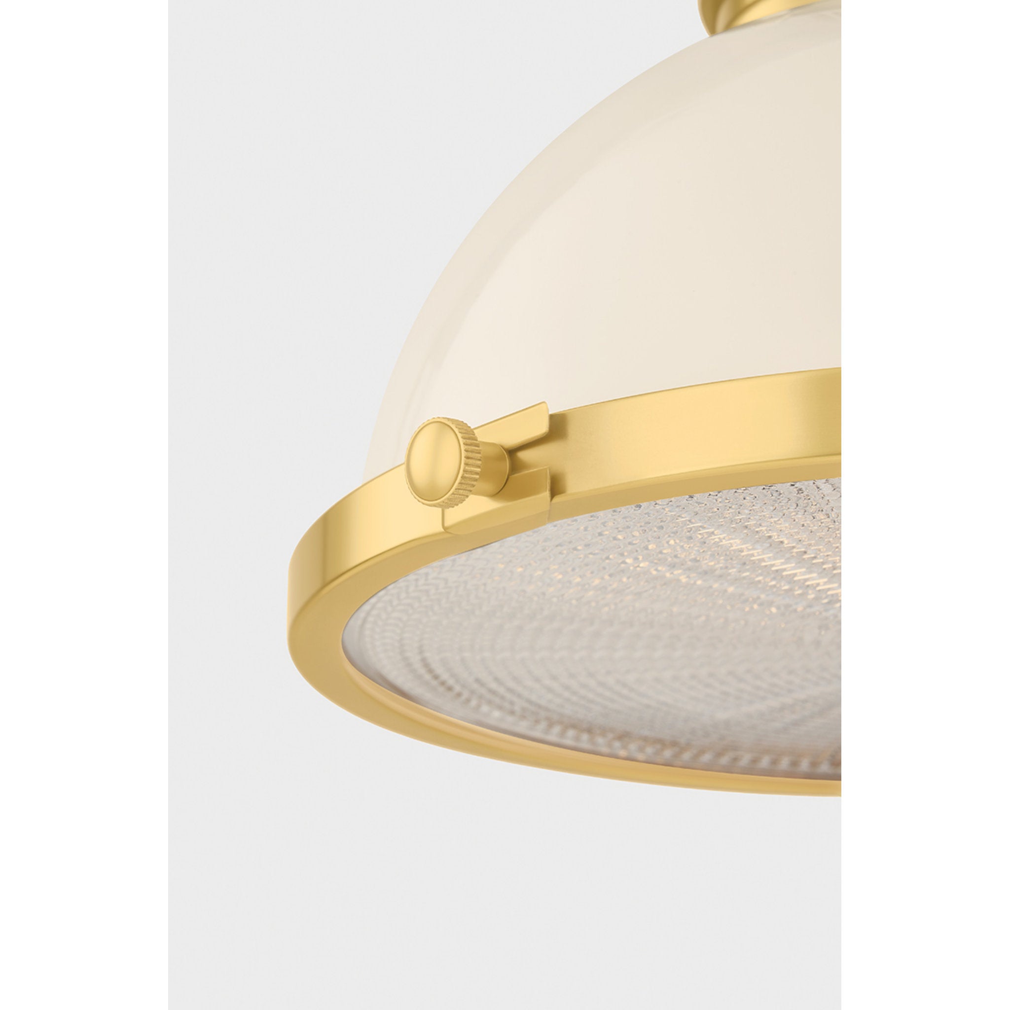 Pinesbridge 1-Light Pendant in Aged Brass 10.5W x 10.5H