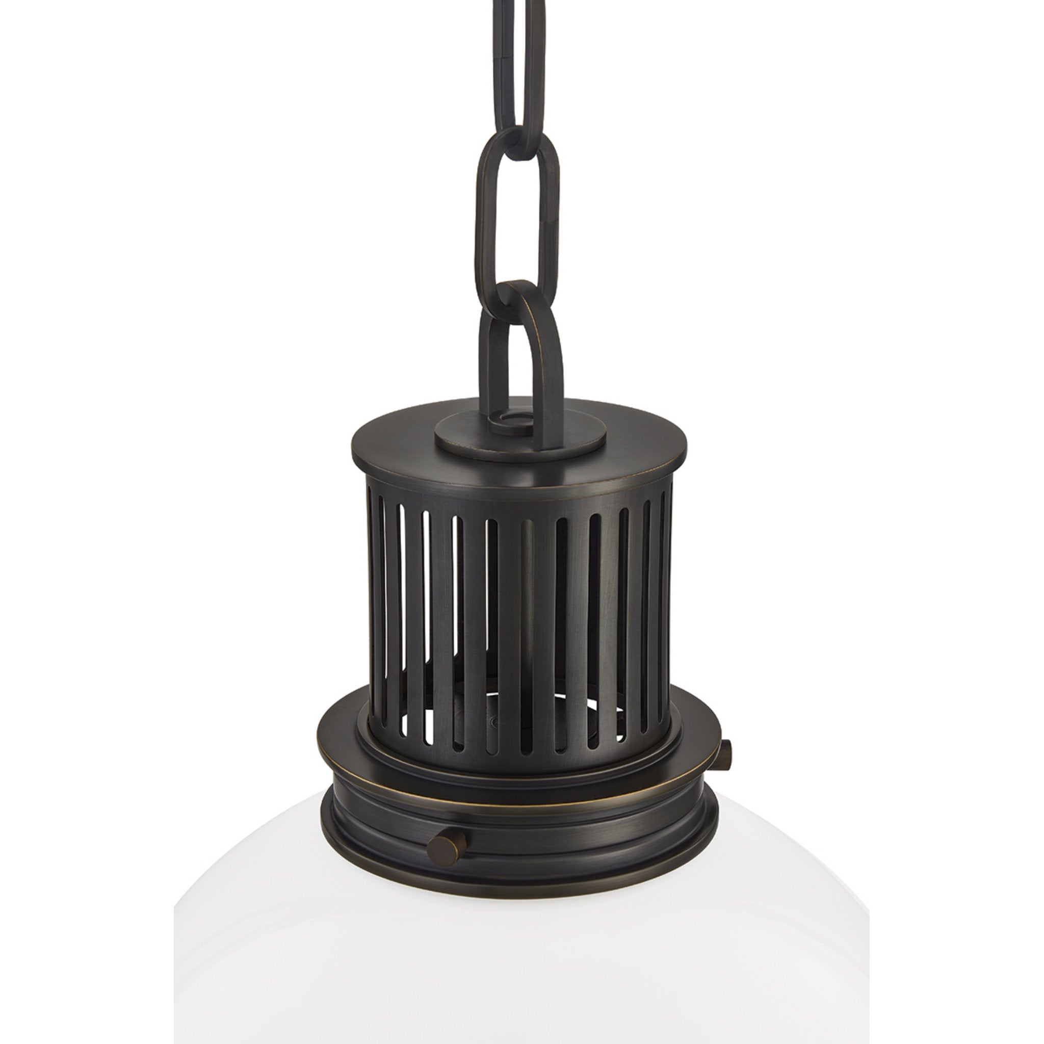 Pinesbridge 1-Light Pendant in Distressed Bronze 10.5W x 10.5H