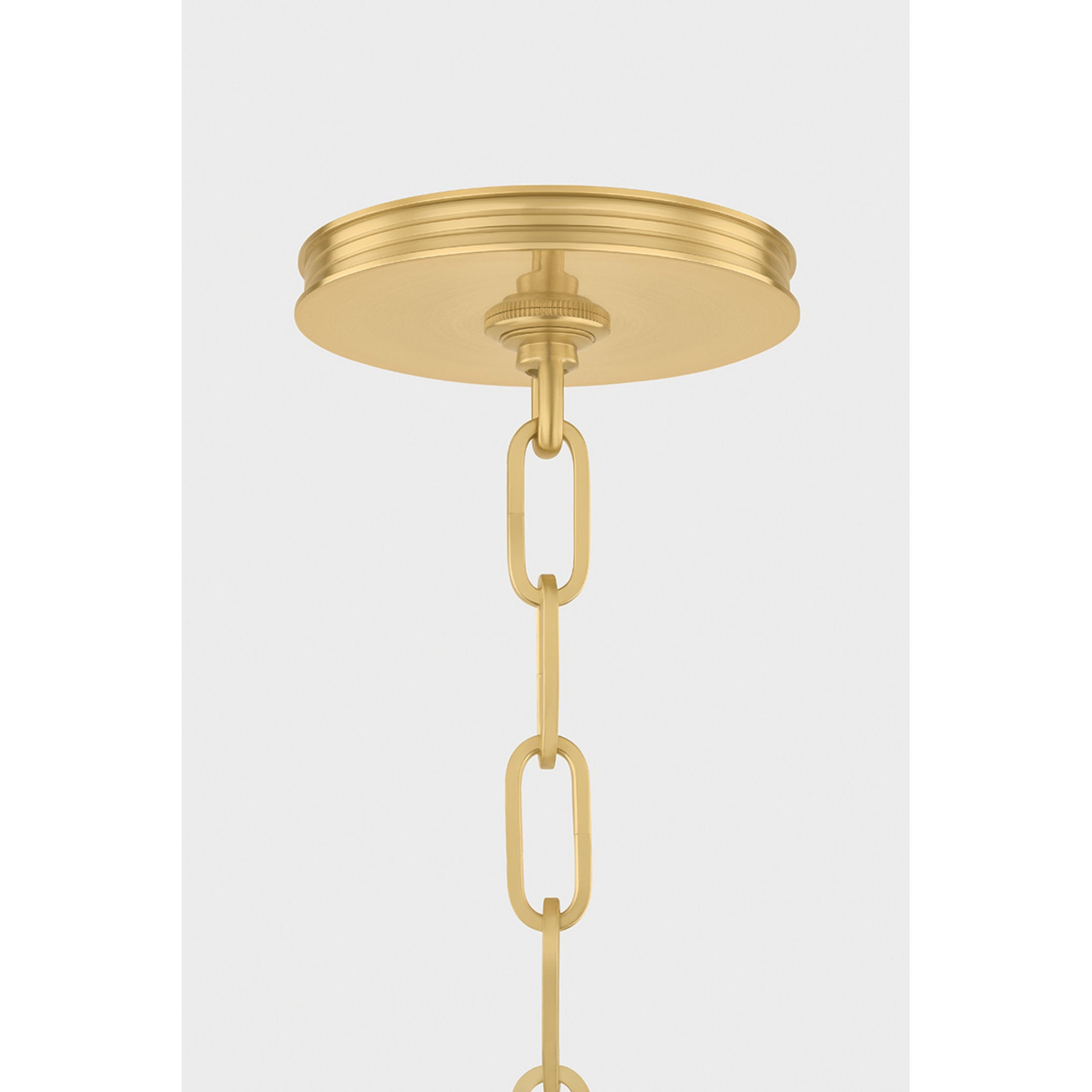 Pinesbridge 1-Light Pendant in Aged Brass 14.5W x 13.75H