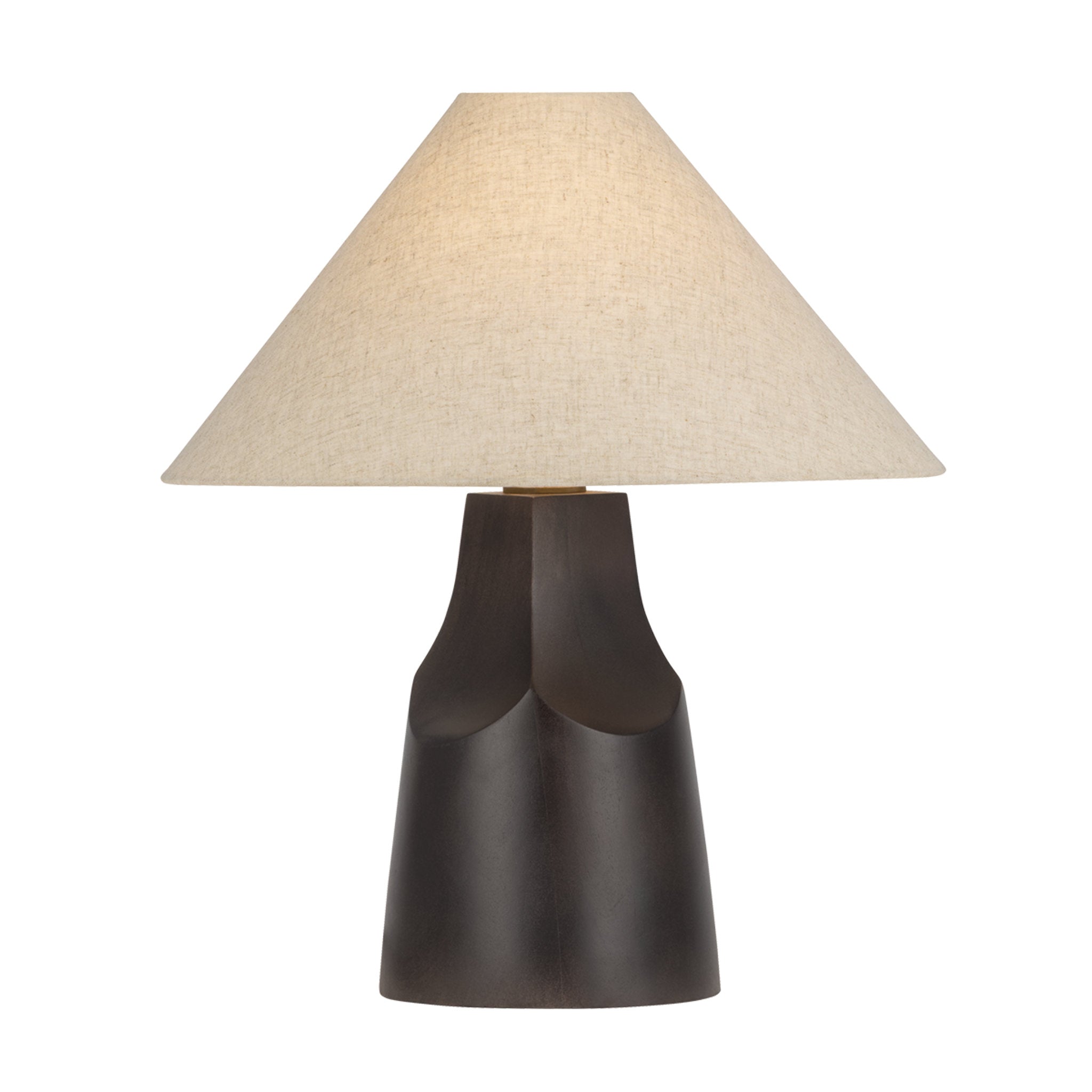 Hewn 1-Light Table Lamp in Patina Brass by Lauren Liess 18W x 20.75H