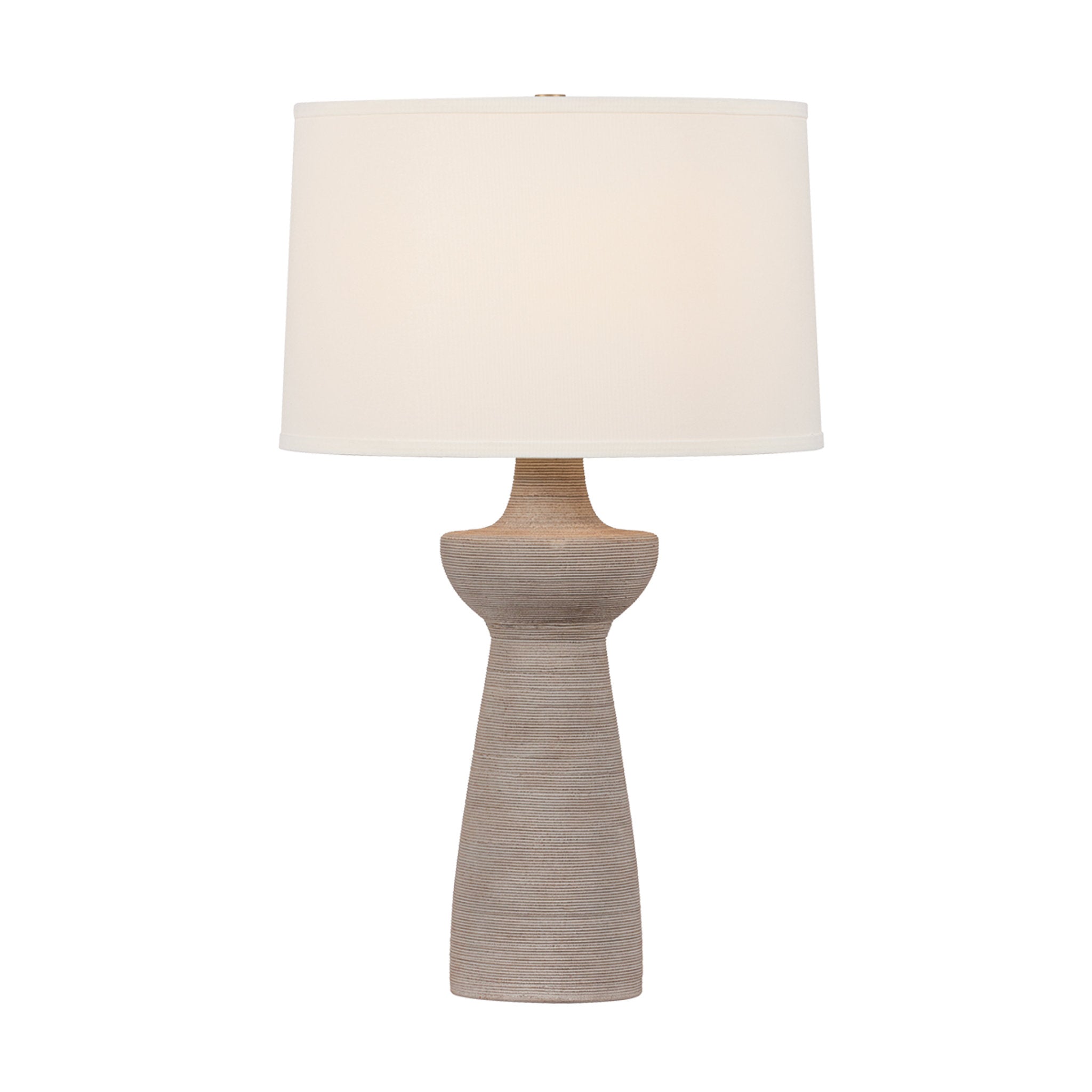 Osgood 1-Light Table Lamp in Patina Brass 17W x 29H