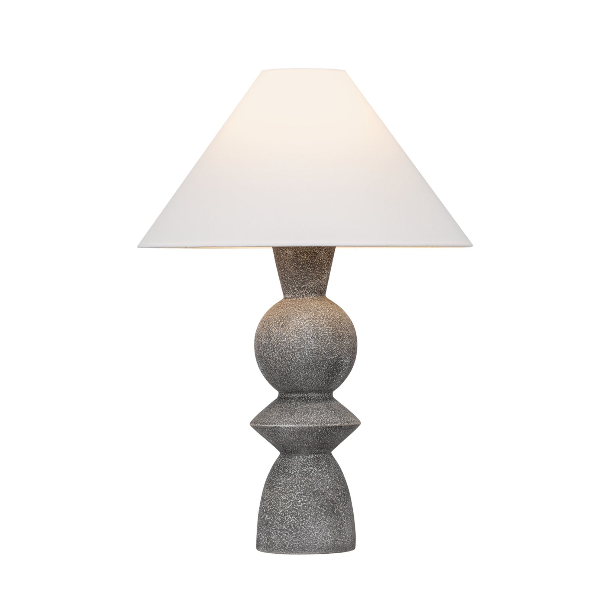 Cyrah 1-Light Table Lamp in Patina Brass 20W x 28.5H